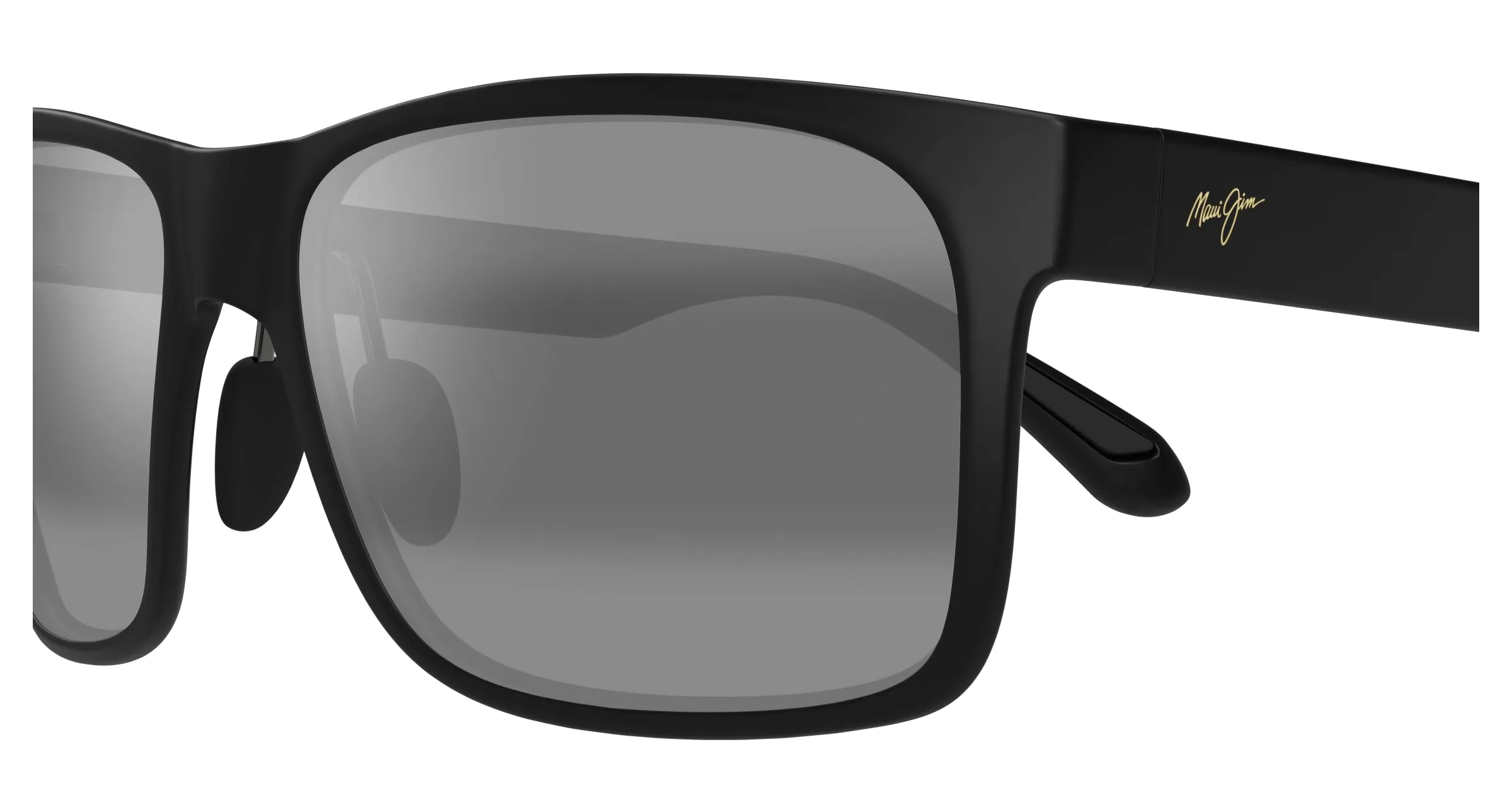 Maui Jim MJ0432S 001 Occhiali da sole Iniettato Nero Grigio Squadrata - immagine 3