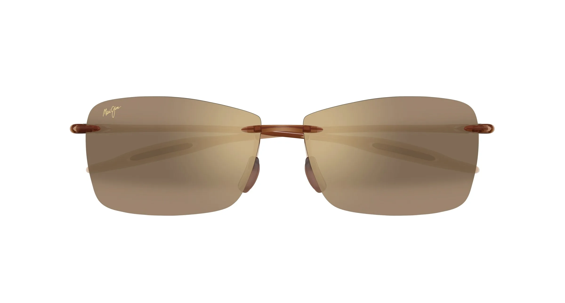 Maui Jim MJ0423S 002 Occhiali da sole Iniettato Marrone Bronzo Squadrata - immagine 2