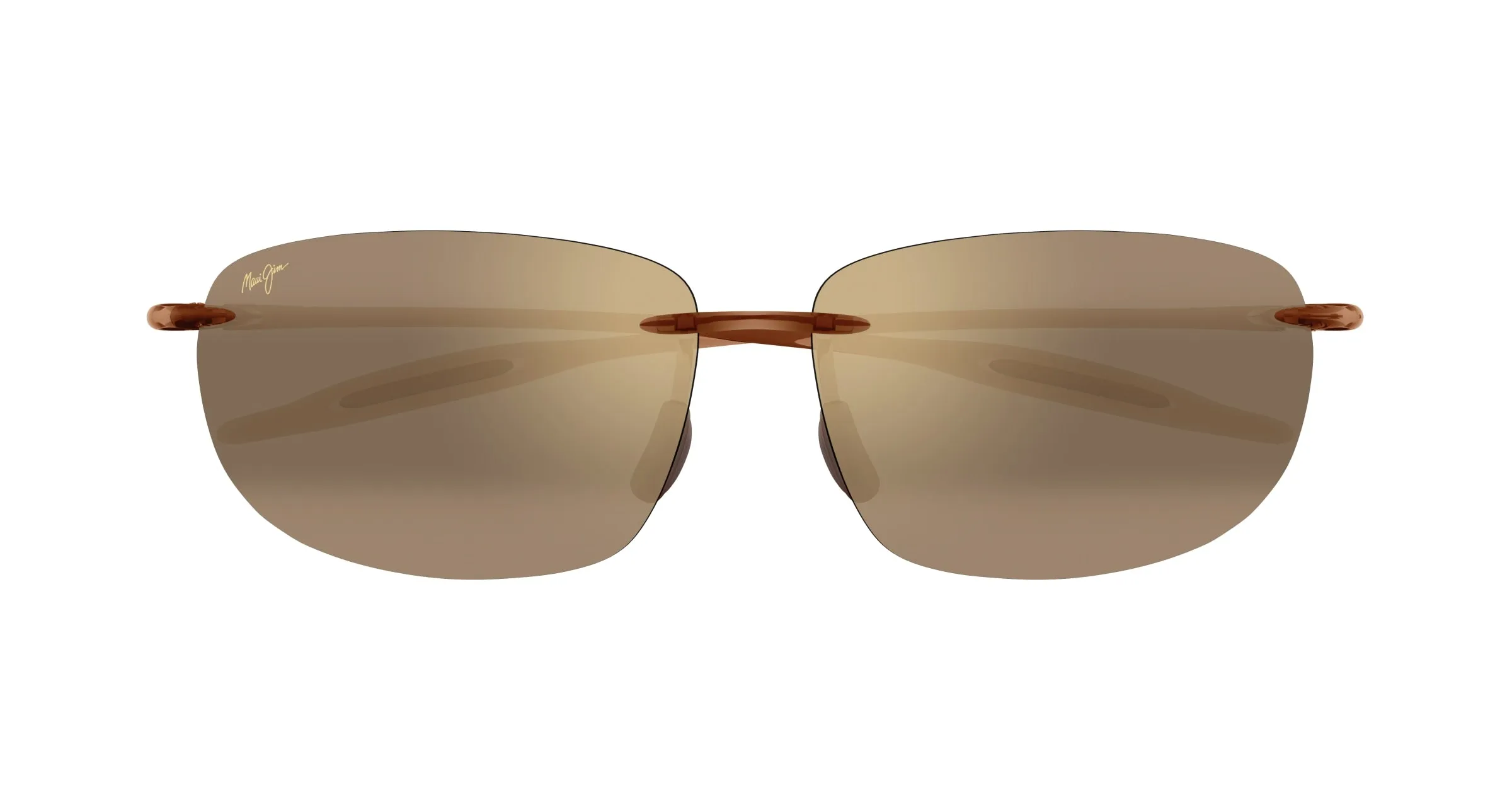Maui Jim MJ0422S 002 Occhiali da sole Iniettato Marrone Bronzo Squadrata - immagine 2