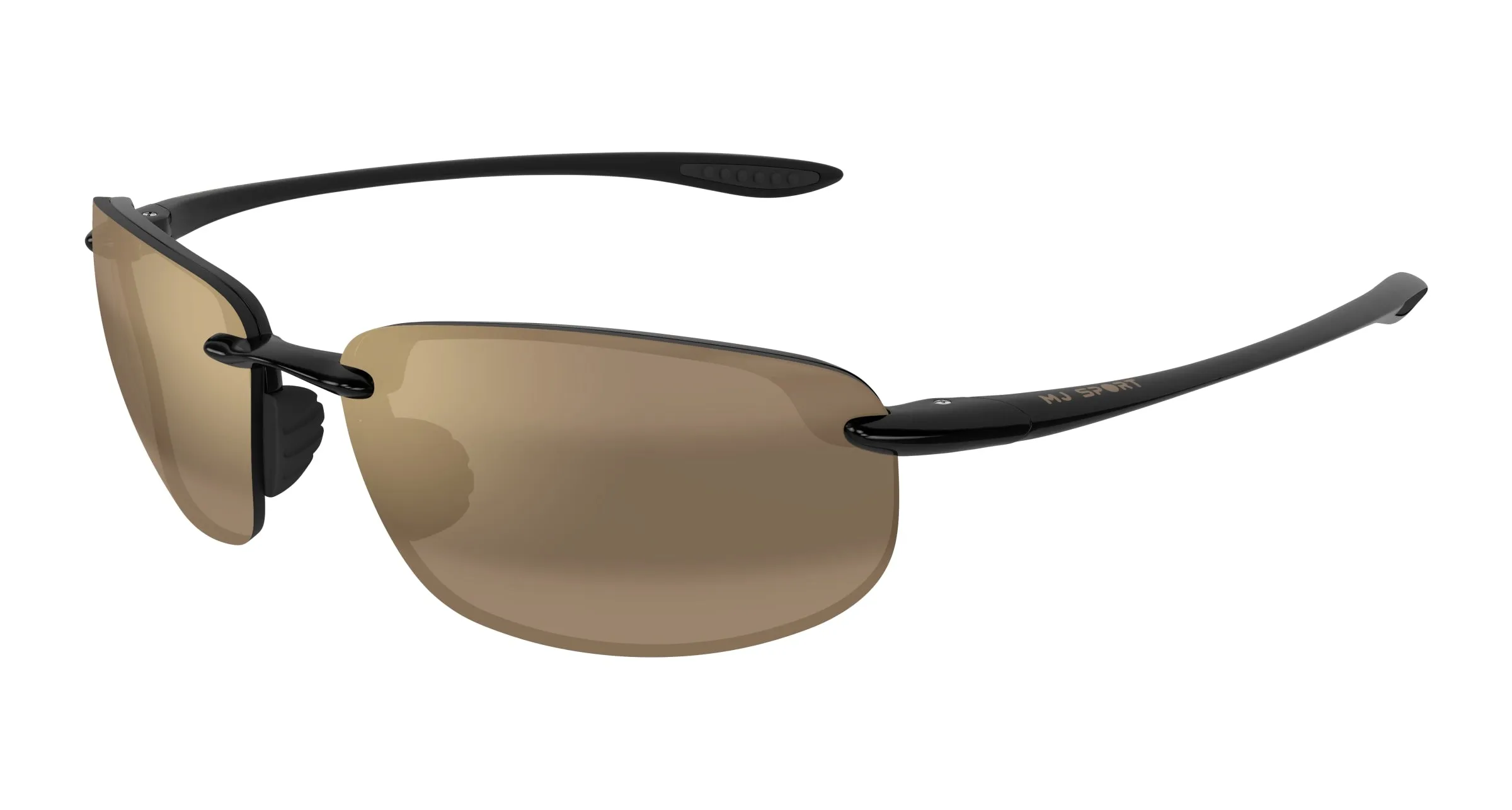 Maui Jim MJ0407S 002 Occhiali da sole Iniettato Nero Bronzo Squadrata - immagine 1