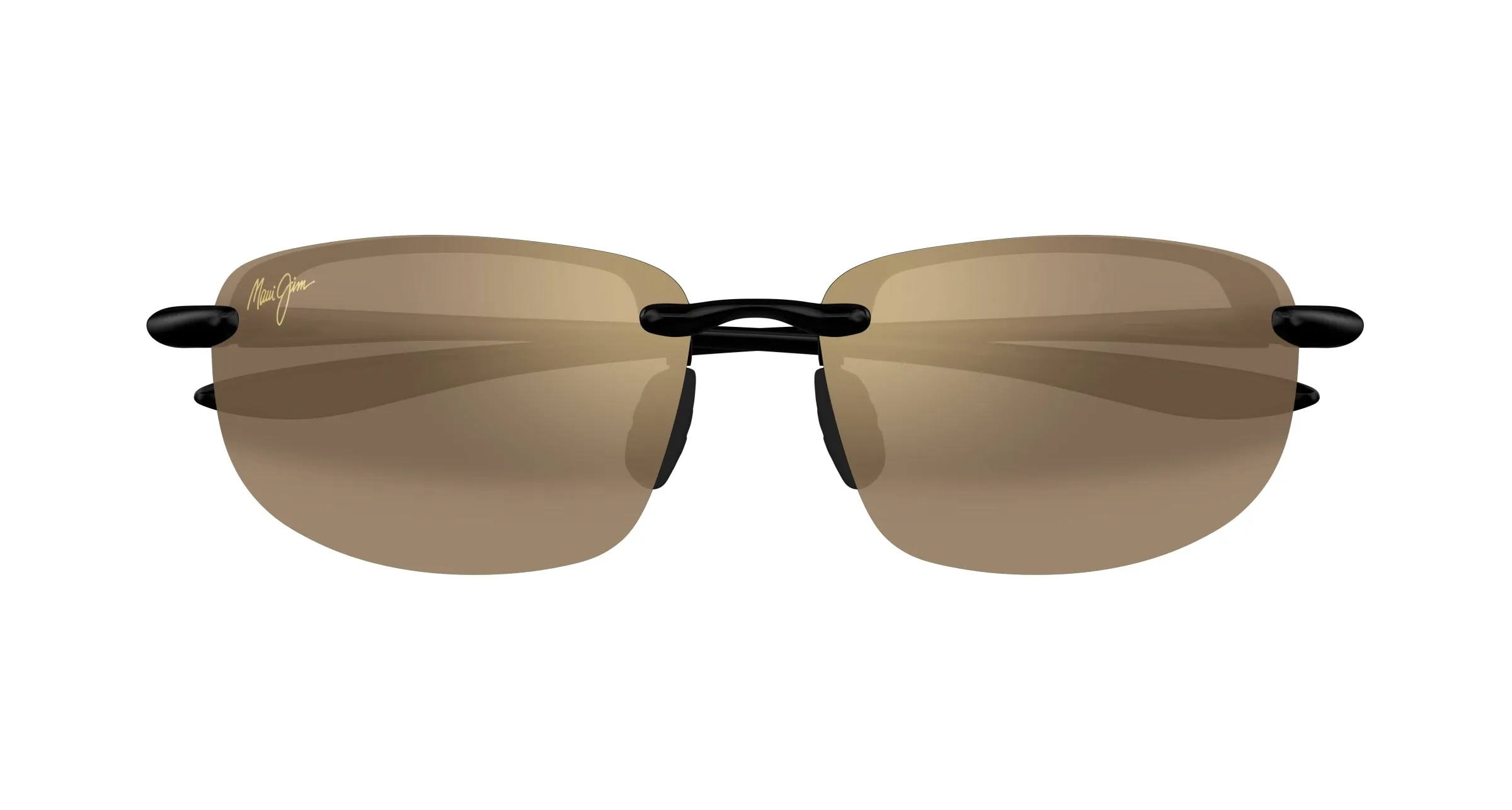 Maui Jim MJ0407S 002 Occhiali da sole Iniettato Nero Bronzo Squadrata - immagine 2
