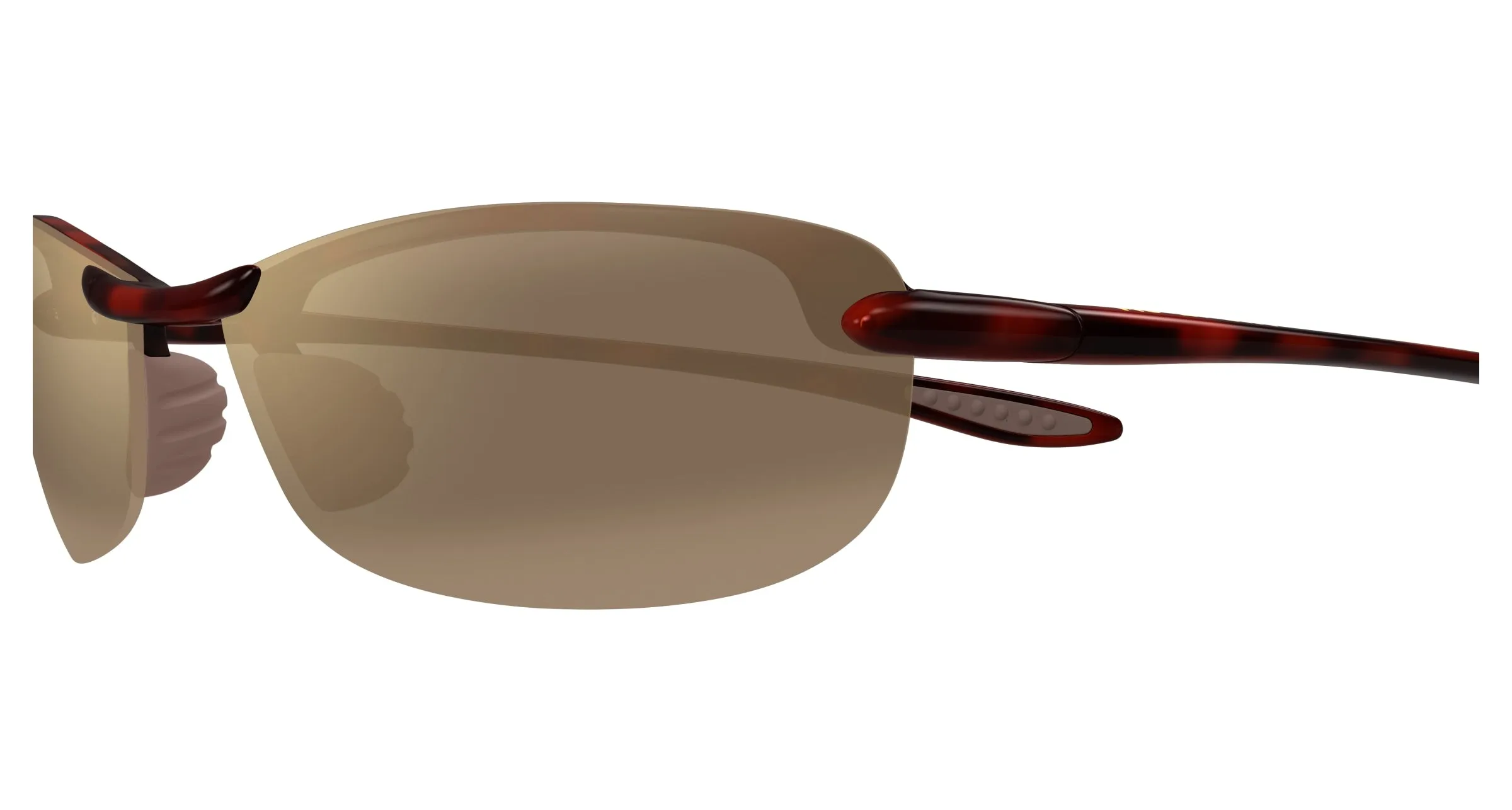 Maui Jim MJ0405S 002 Occhiali da sole Iniettato Havana Bronzo Rotonda - immagine 3