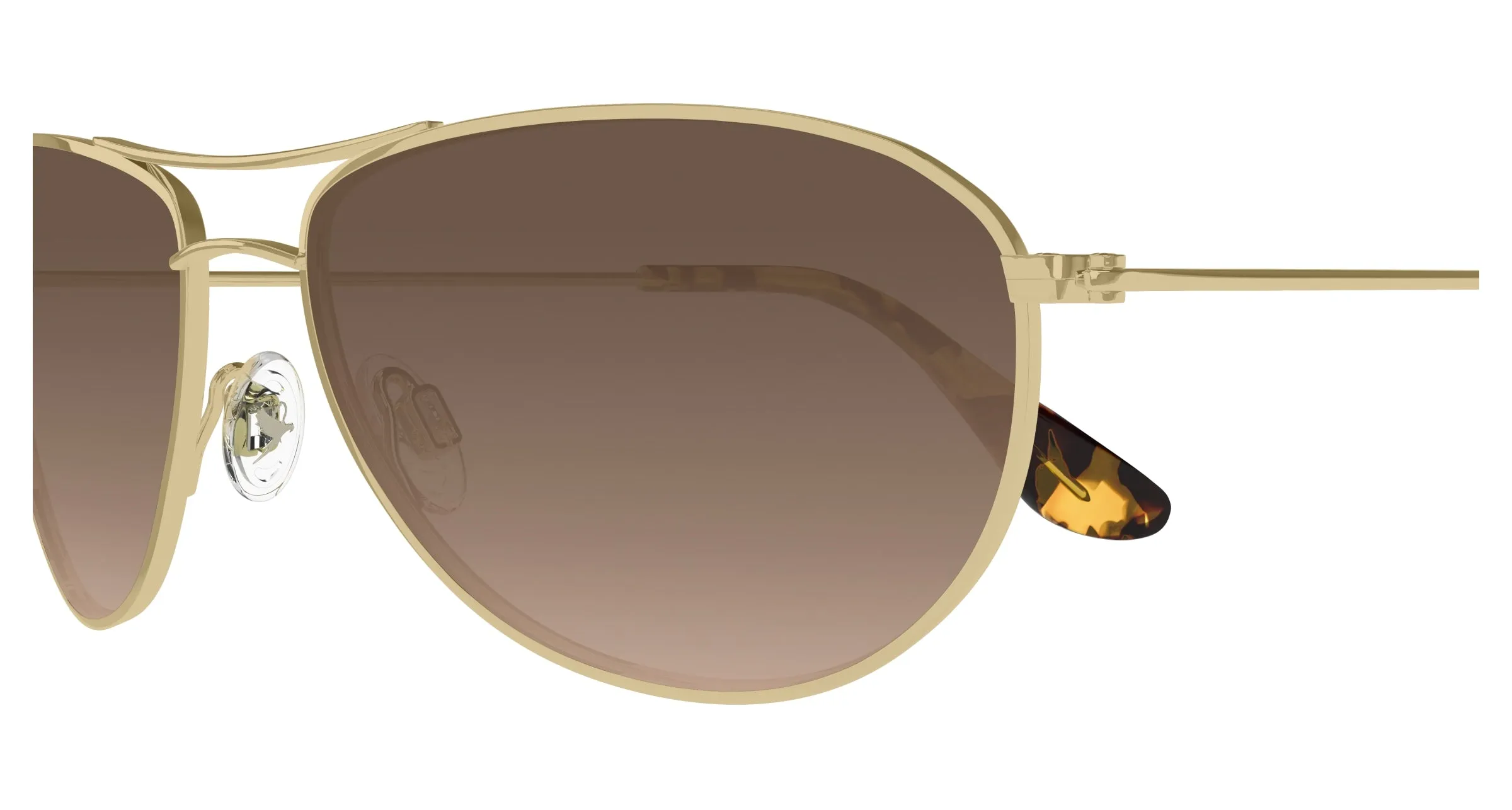 Maui Jim MJ0245S 003 Occhiali da sole Titanio Oro Bronzo Pilot - immagine 3