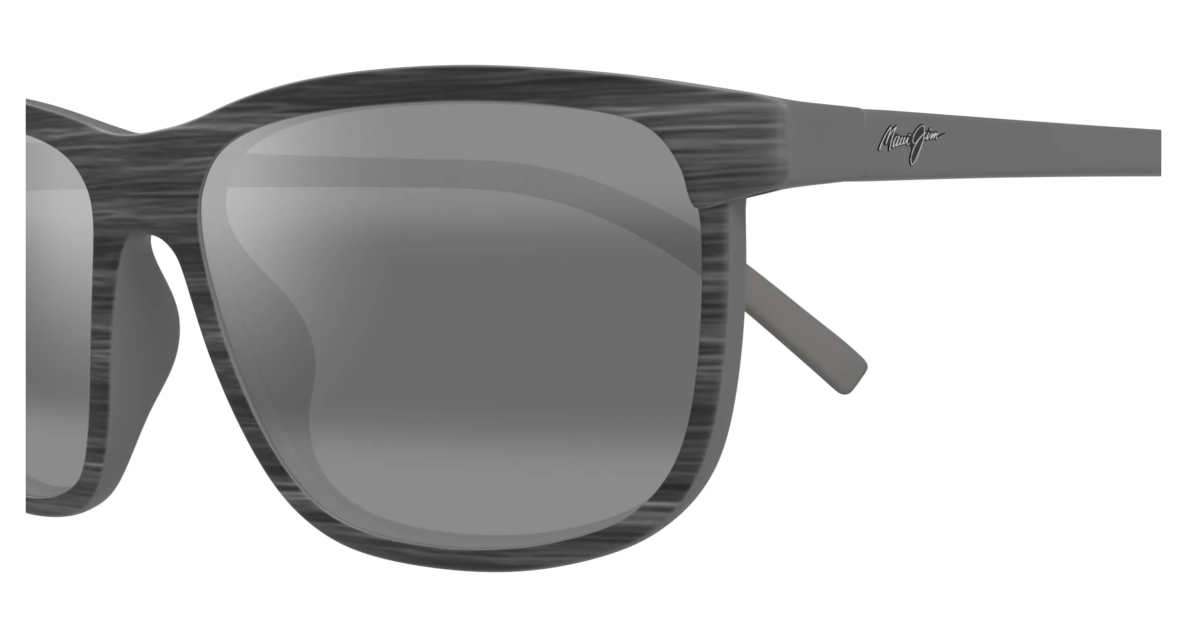 Maui Jim MJ0811S 001 Occhiali da sole Iniettato Havana Grigio Squadrata - immagine 3