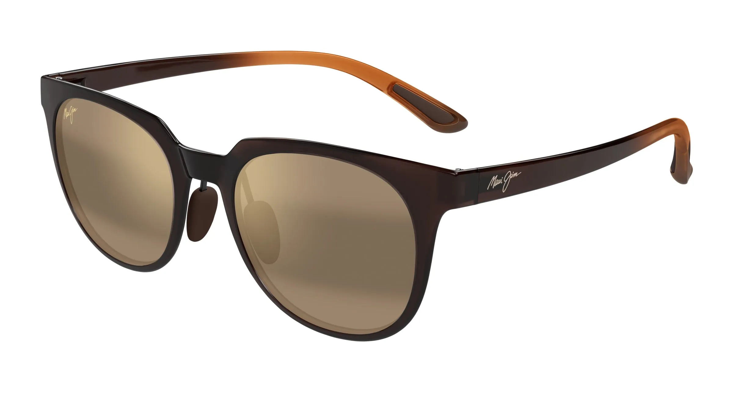 Maui Jim MJ0454S 003 Occhiali da sole Iniettato Marrone Bronzo Squadrata - immagine 1
