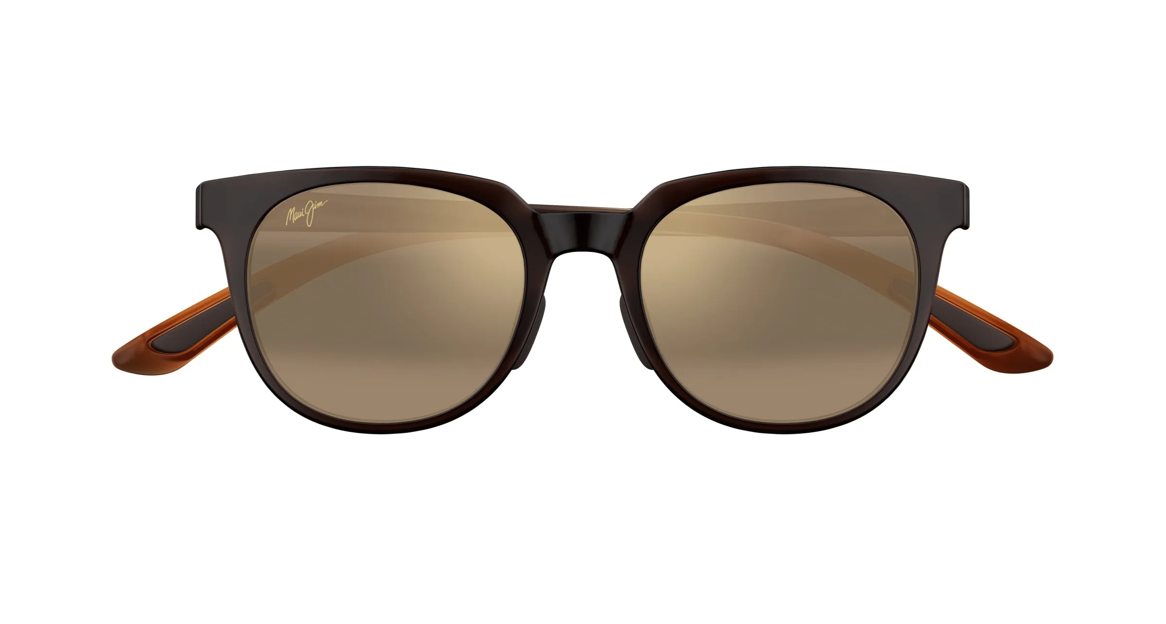 Maui Jim MJ0454S 003 Occhiali da sole Iniettato Marrone Bronzo Squadrata - immagine 2