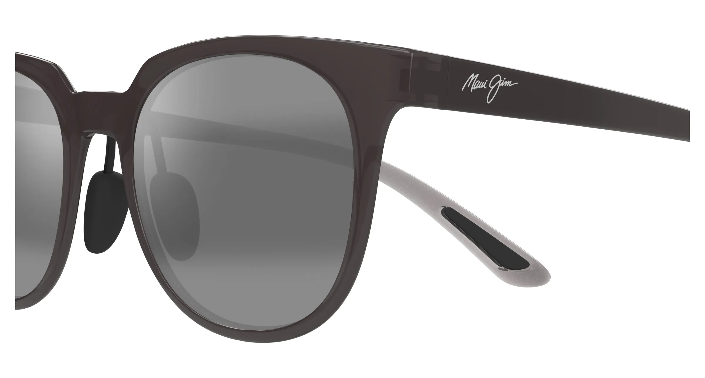 Maui Jim MJ0454S 001 Occhiali da sole Iniettato Grigio Grigio Squadrata - immagine 3