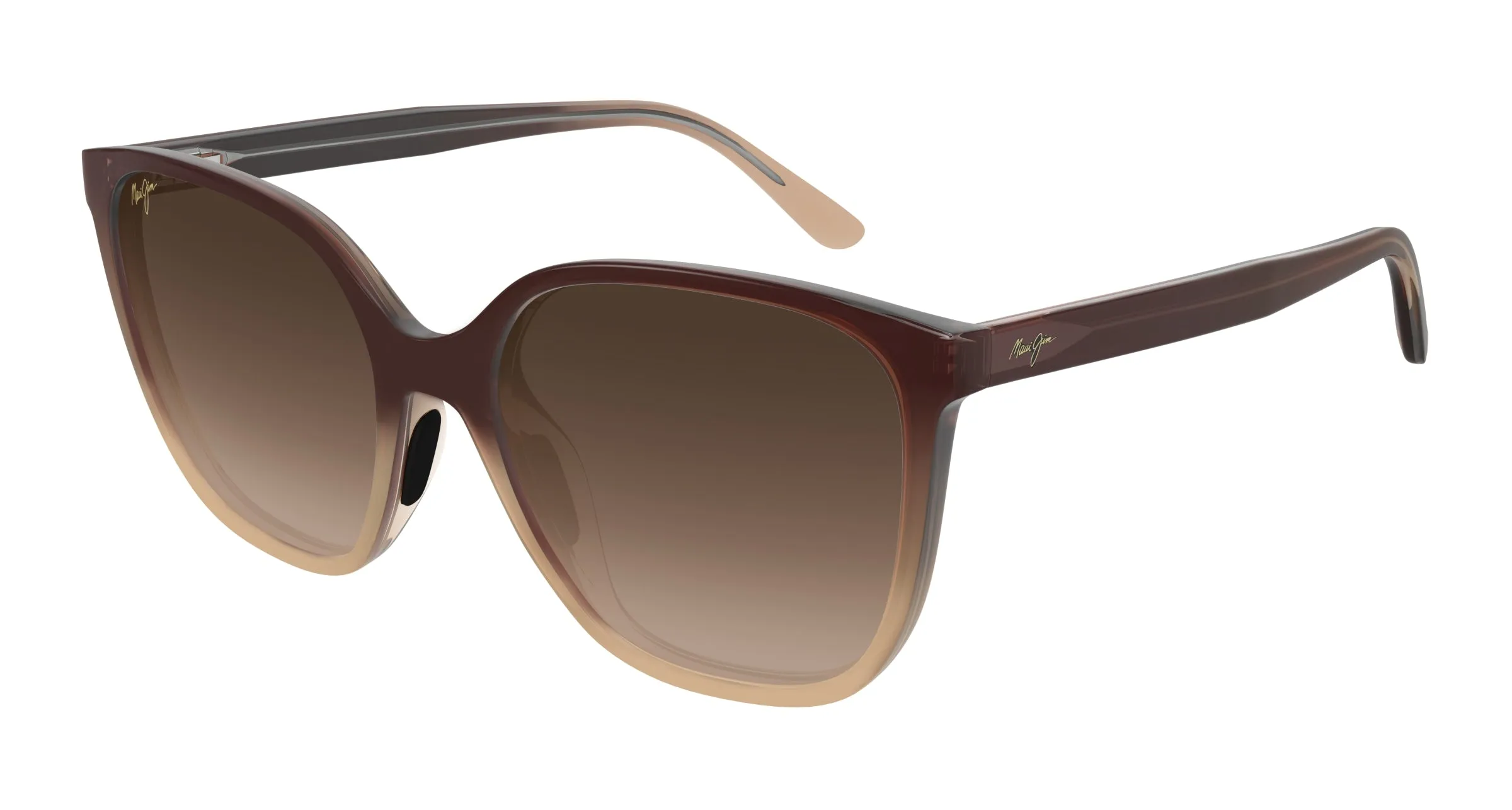 Maui Jim MJ0871S 002 Occhiali da sole Iniettato Marrone Bronzo Farfalla - immagine 1