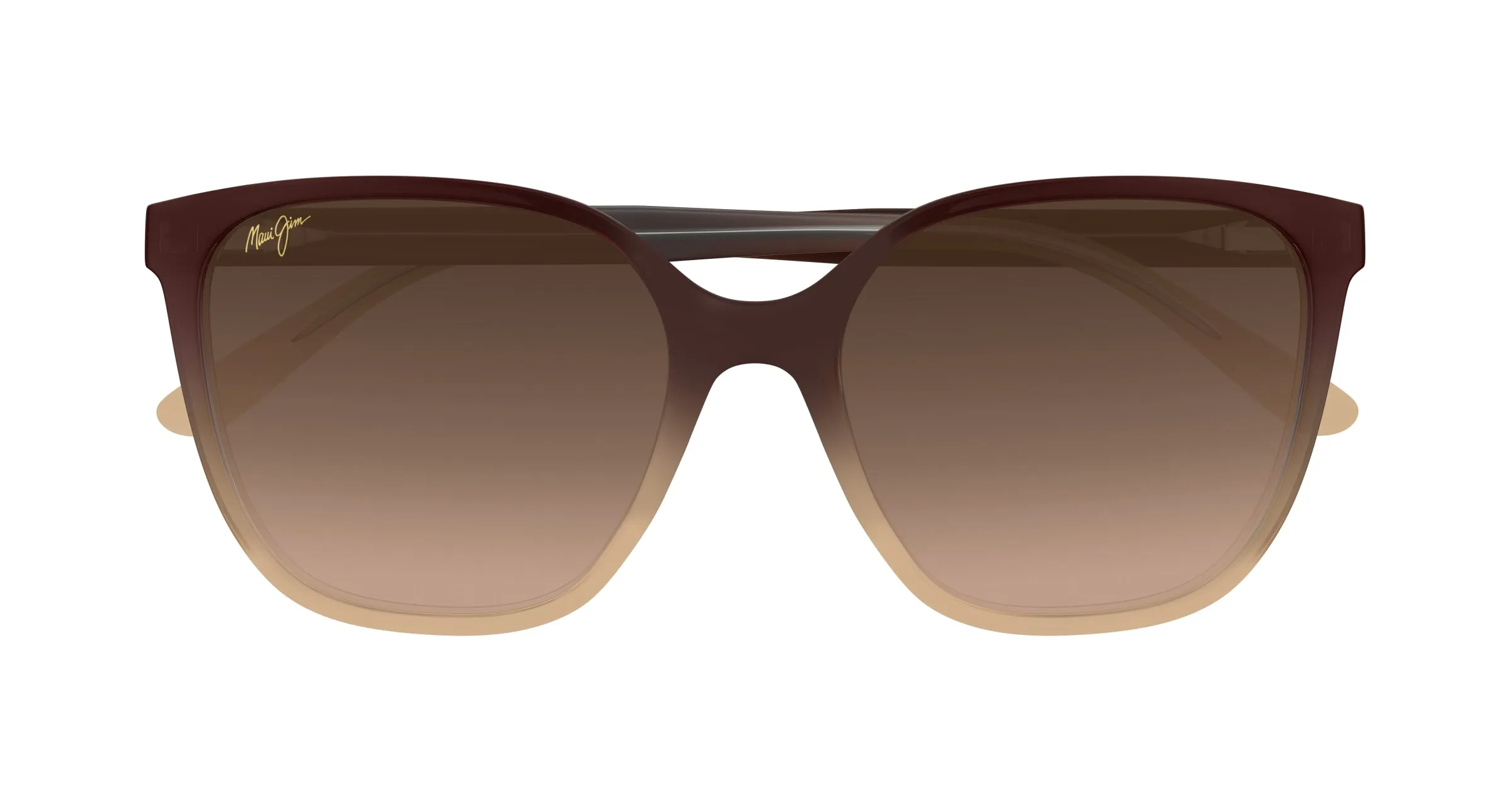 Maui Jim MJ0871S 002 Occhiali da sole Iniettato Marrone Bronzo Farfalla - immagine 2