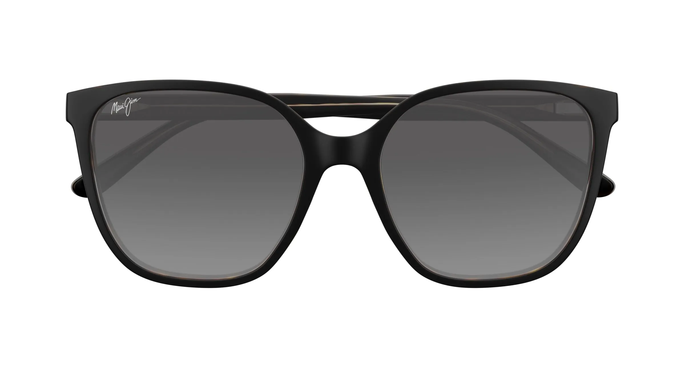 Maui Jim MJ0871S 001 Occhiali da sole Iniettato Nero Grigio Farfalla - immagine 2
