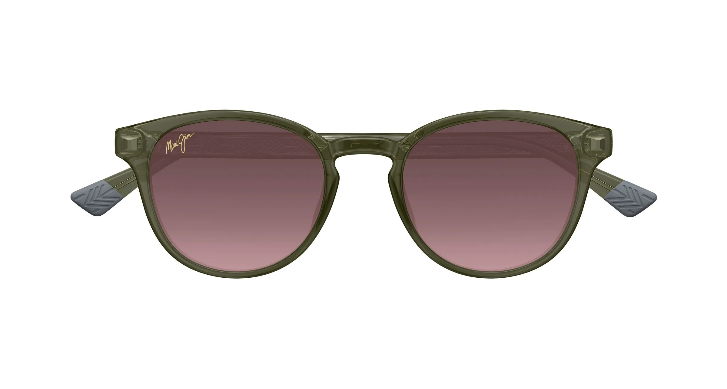 Maui Jim MJ0636S 003 Occhiali da sole Bio-iniettato Verde Rosa Rotonda - immagine 2