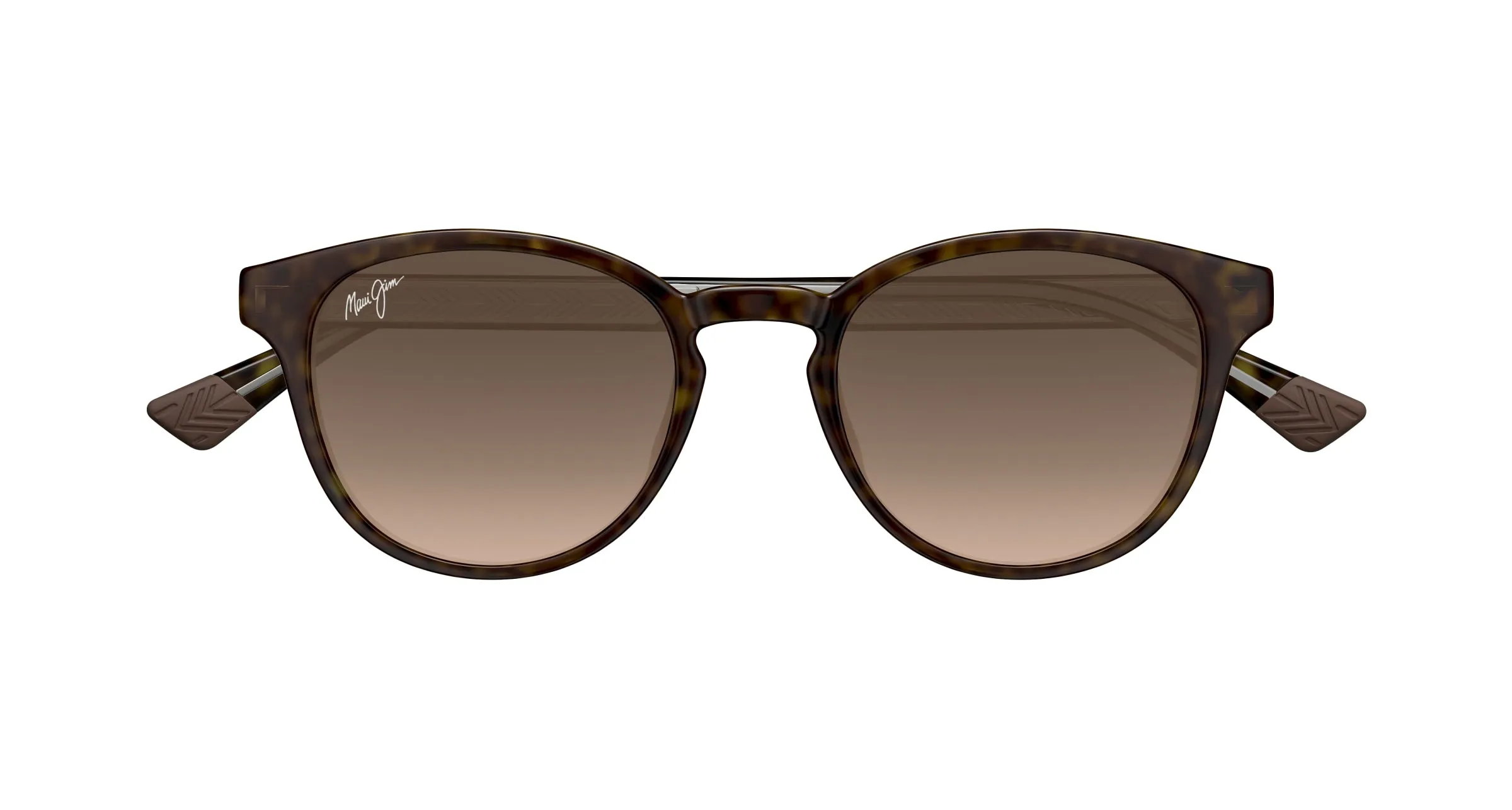 Maui Jim MJ0636S 002 Occhiali da sole Bio-iniettato Havana Bronzo Rotonda - immagine 2