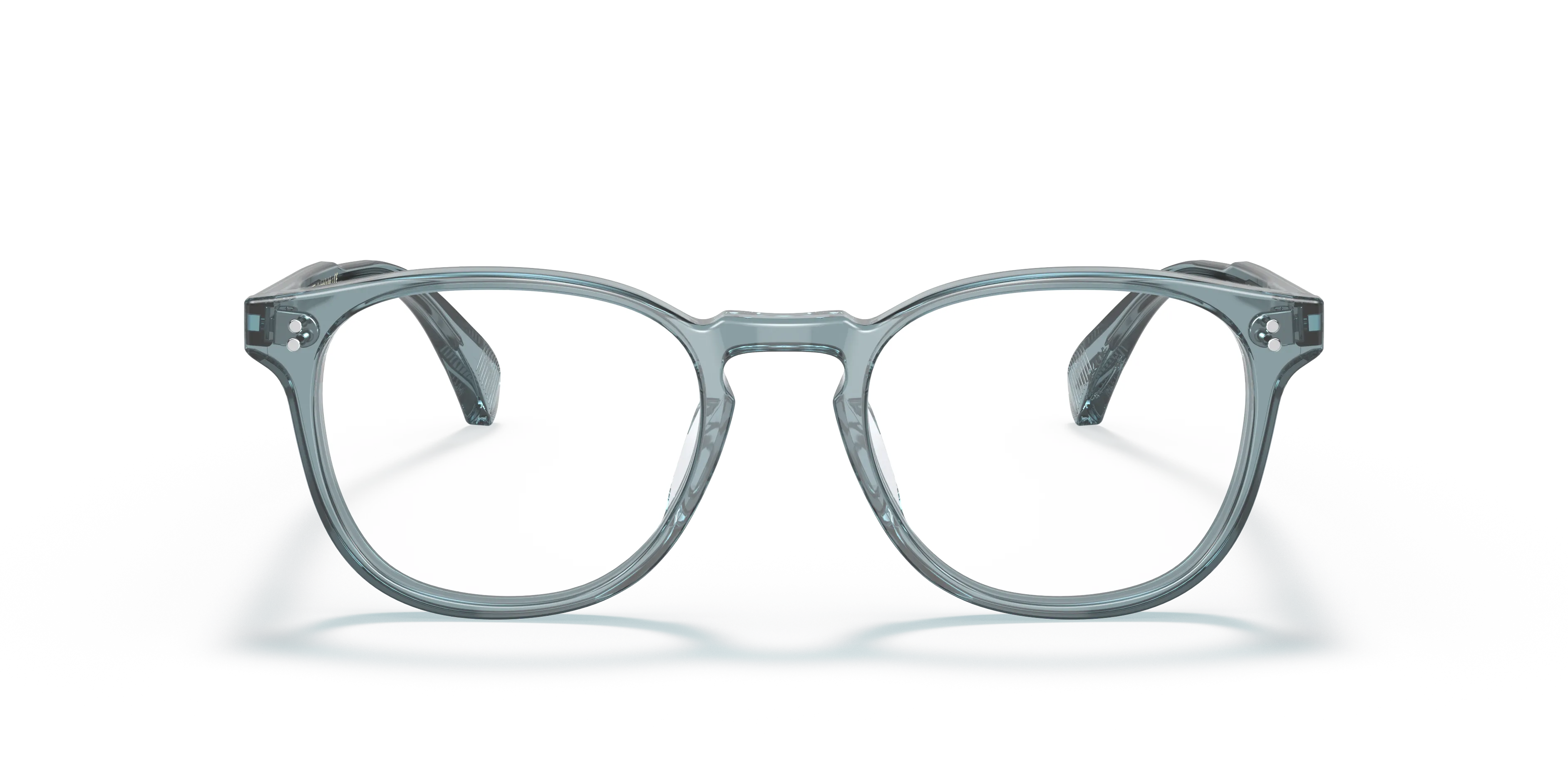 Oliver Peoples OV5298U FINLEY ESQ. (U) 1617 Montature da vista Acetato Blu Trasparente Rotonda Normale - immagine 3
