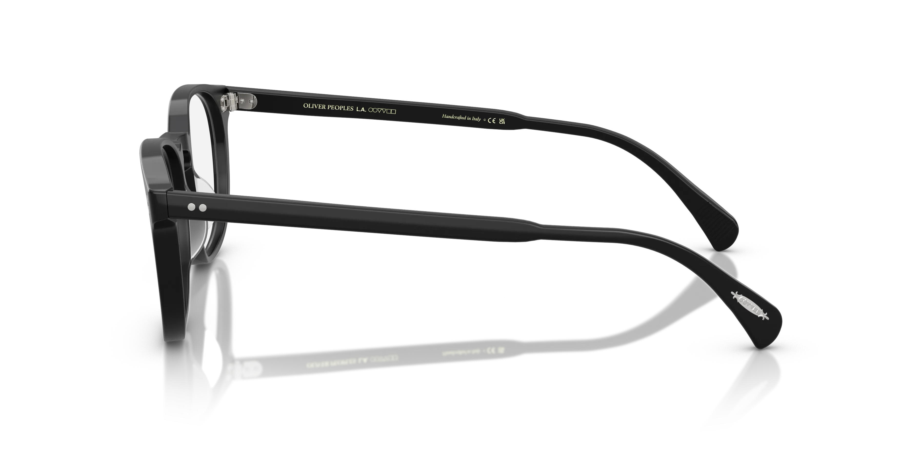 Oliver Peoples OV5298U FINLEY ESQ. (U) 1465 Montature da vista Acetato Nero Trasparente Rotonda Normale - immagine 4