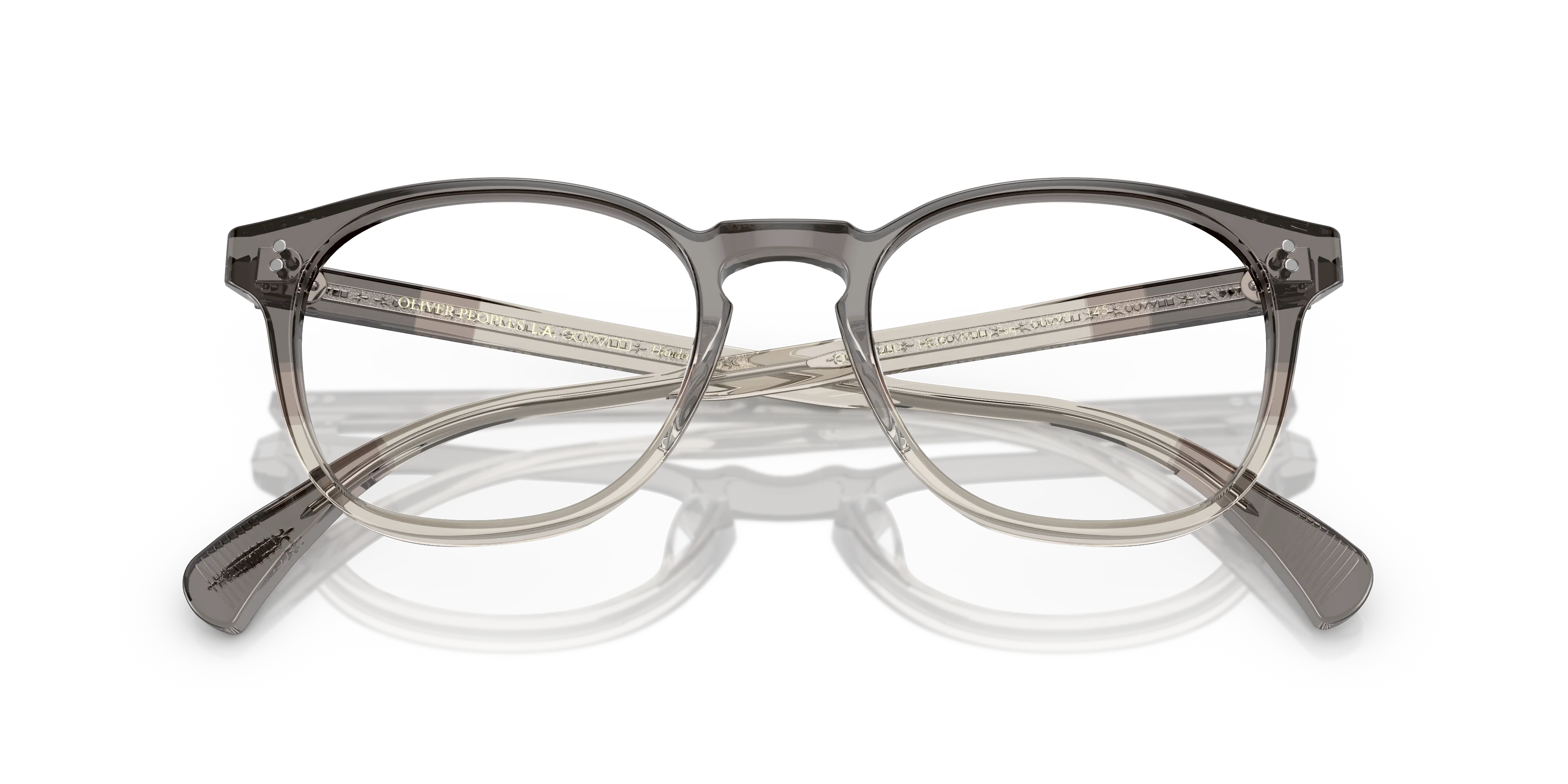 Oliver Peoples OV5298U FINLEY ESQ. (U) 1436 Montature da vista Acetato Grigio Trasparente Rotonda Normale - immagine 2