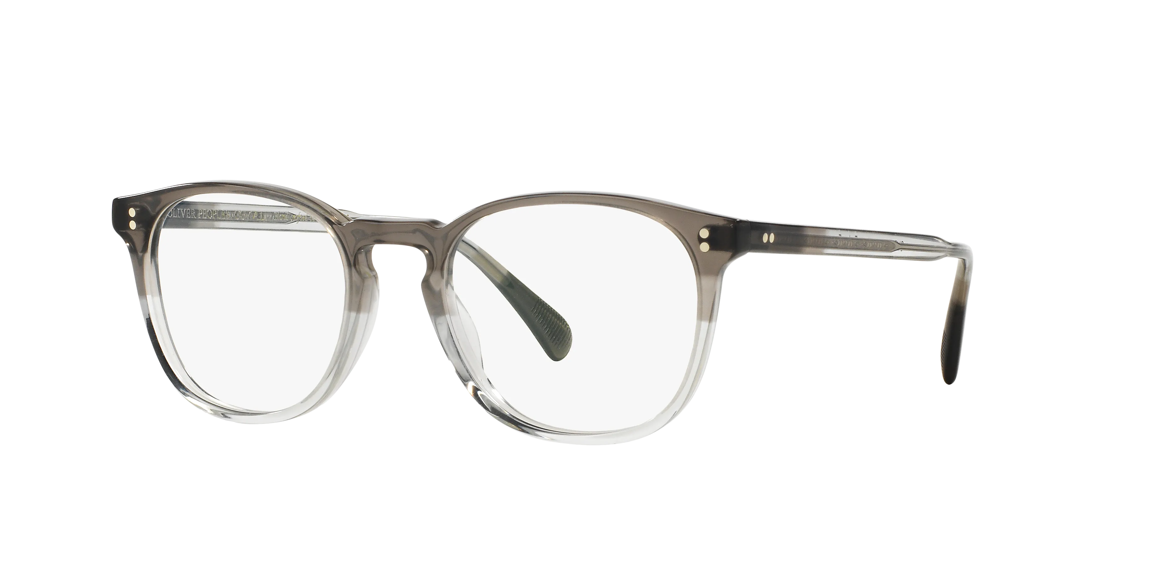 Oliver Peoples OV5298U FINLEY ESQ. (U) 1436 Montature da vista Acetato Grigio Trasparente Rotonda Normale - immagine 1