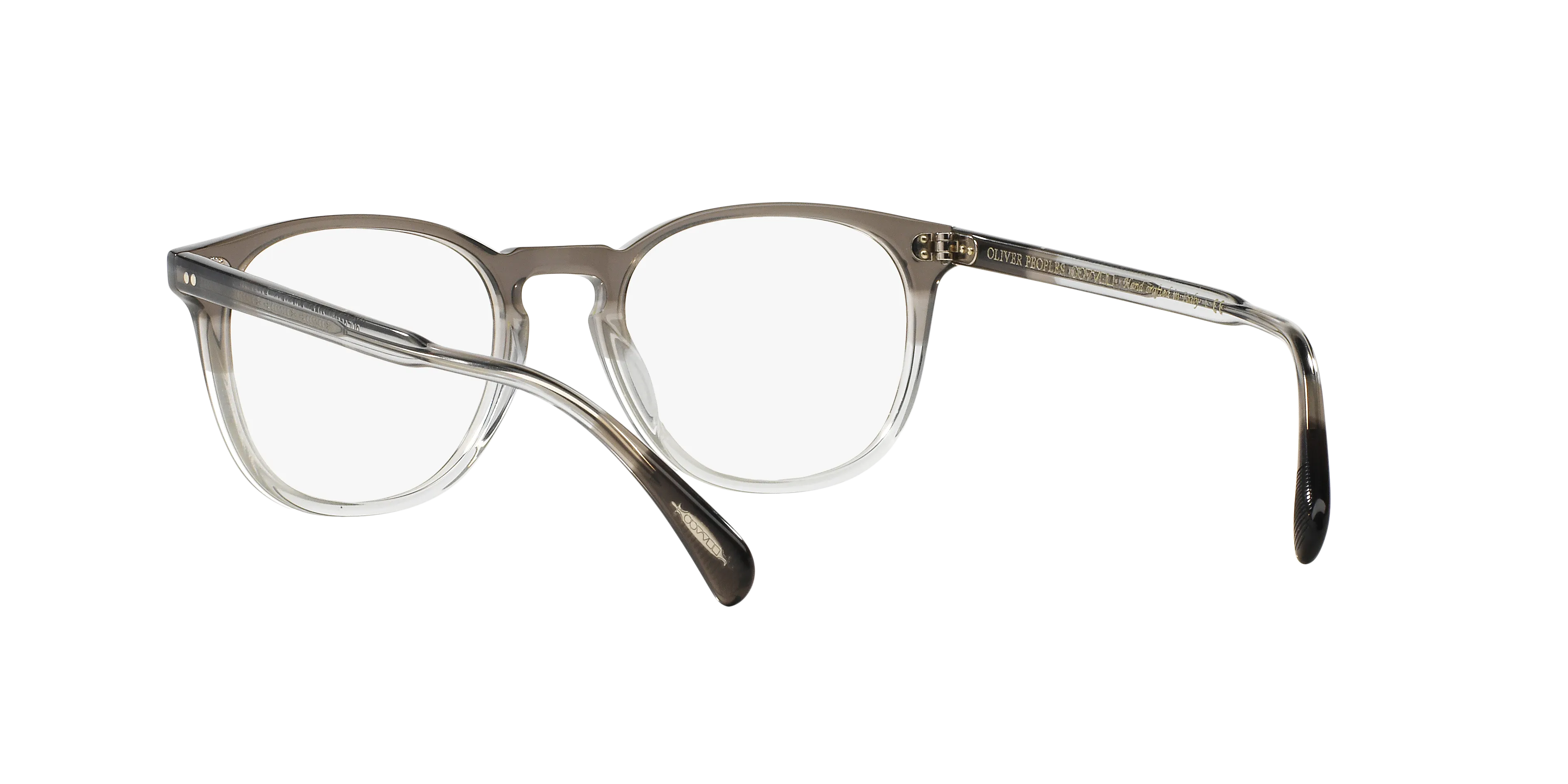 Oliver Peoples OV5298U FINLEY ESQ. (U) 1436 Montature da vista Acetato Grigio Trasparente Rotonda Normale - immagine 4
