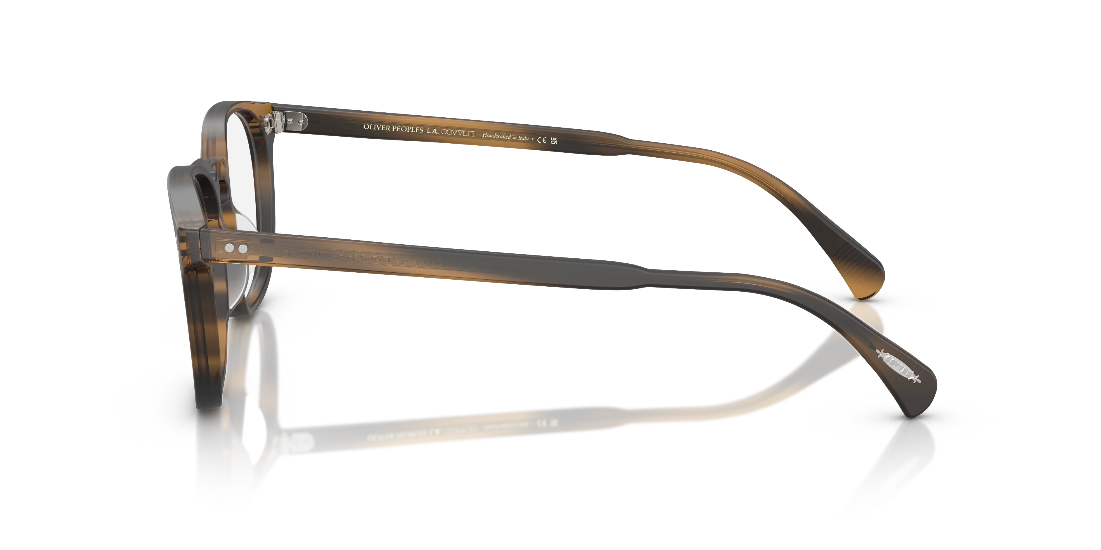 Oliver Peoples OV5298U FINLEY ESQ. (U) 1318 Montature da vista Acetato Tartaruga Trasparente Rotonda Normale - immagine 4