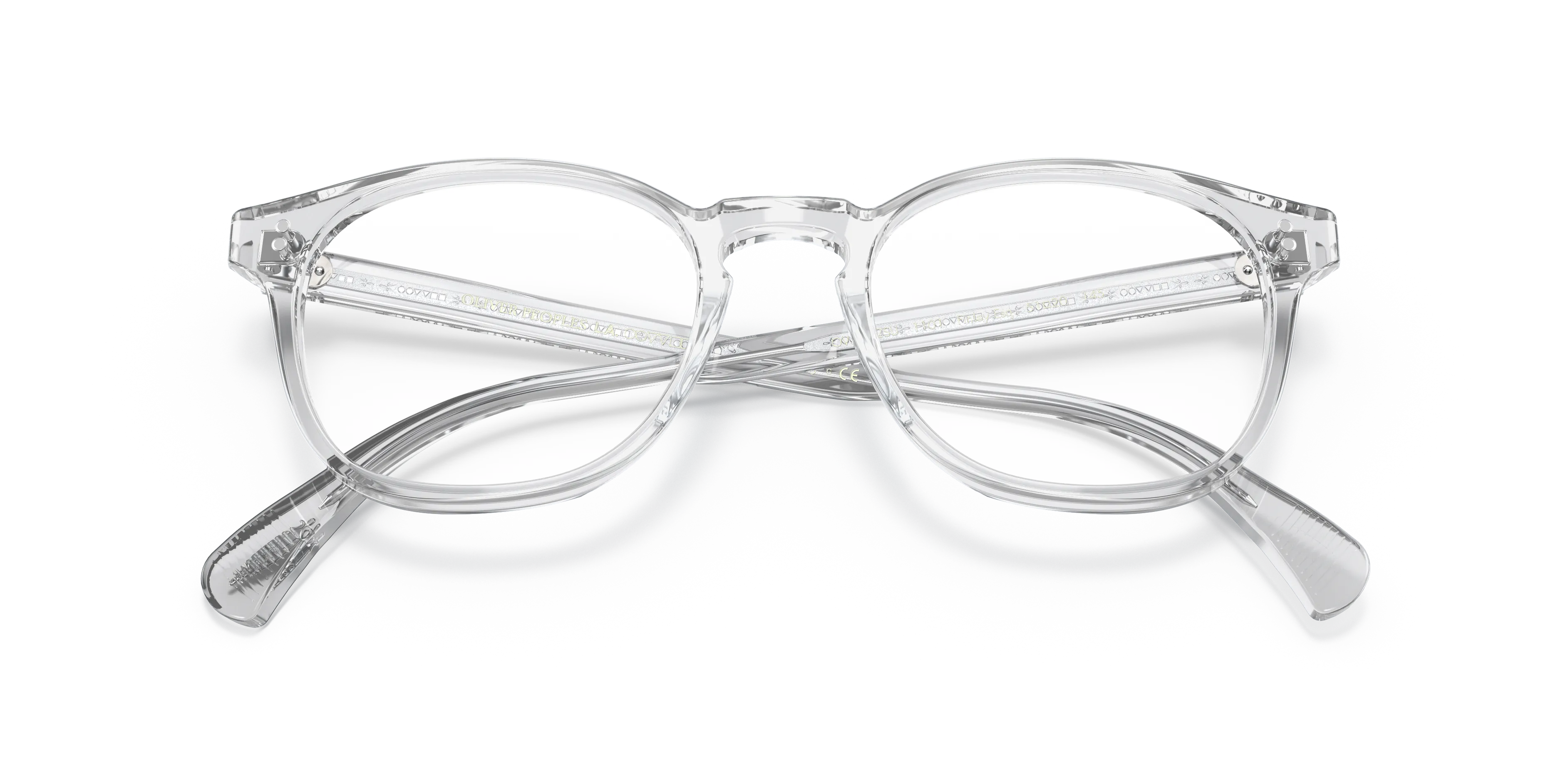 Oliver Peoples OV5298U FINLEY ESQ. (U) 1101 Montature da vista Acetato Trasparente Trasparente Rotonda Normale - immagine 2