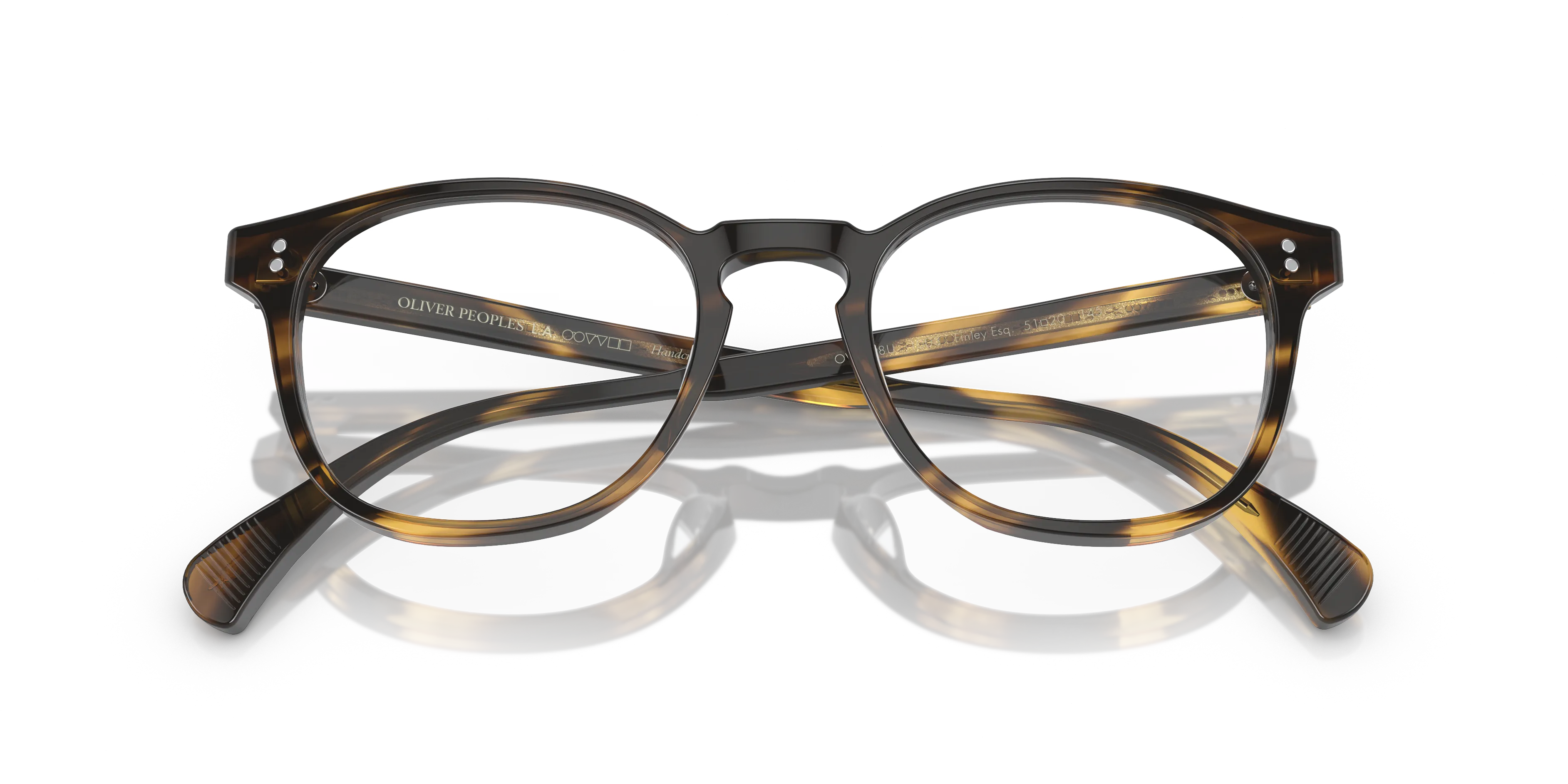 Oliver Peoples OV5298U FINLEY ESQ. (U) 1003 Montature da vista Acetato Nero Trasparente Rotonda Normale - immagine 2