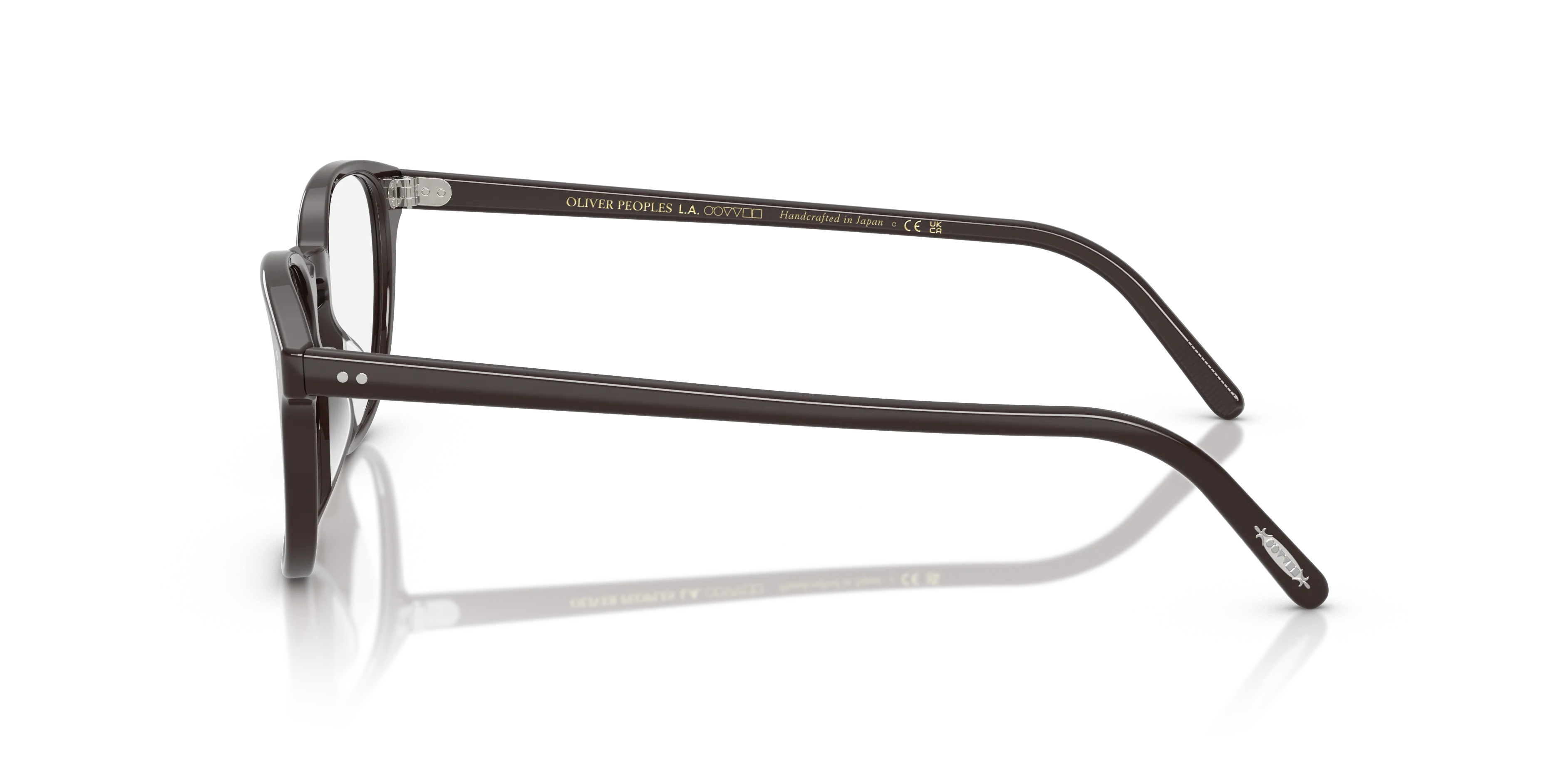 Oliver Peoples OV5219 FAIRMONT 1772 Montature da vista Acetato Marrone Trasparente Cat Eye Normale - immagine 4