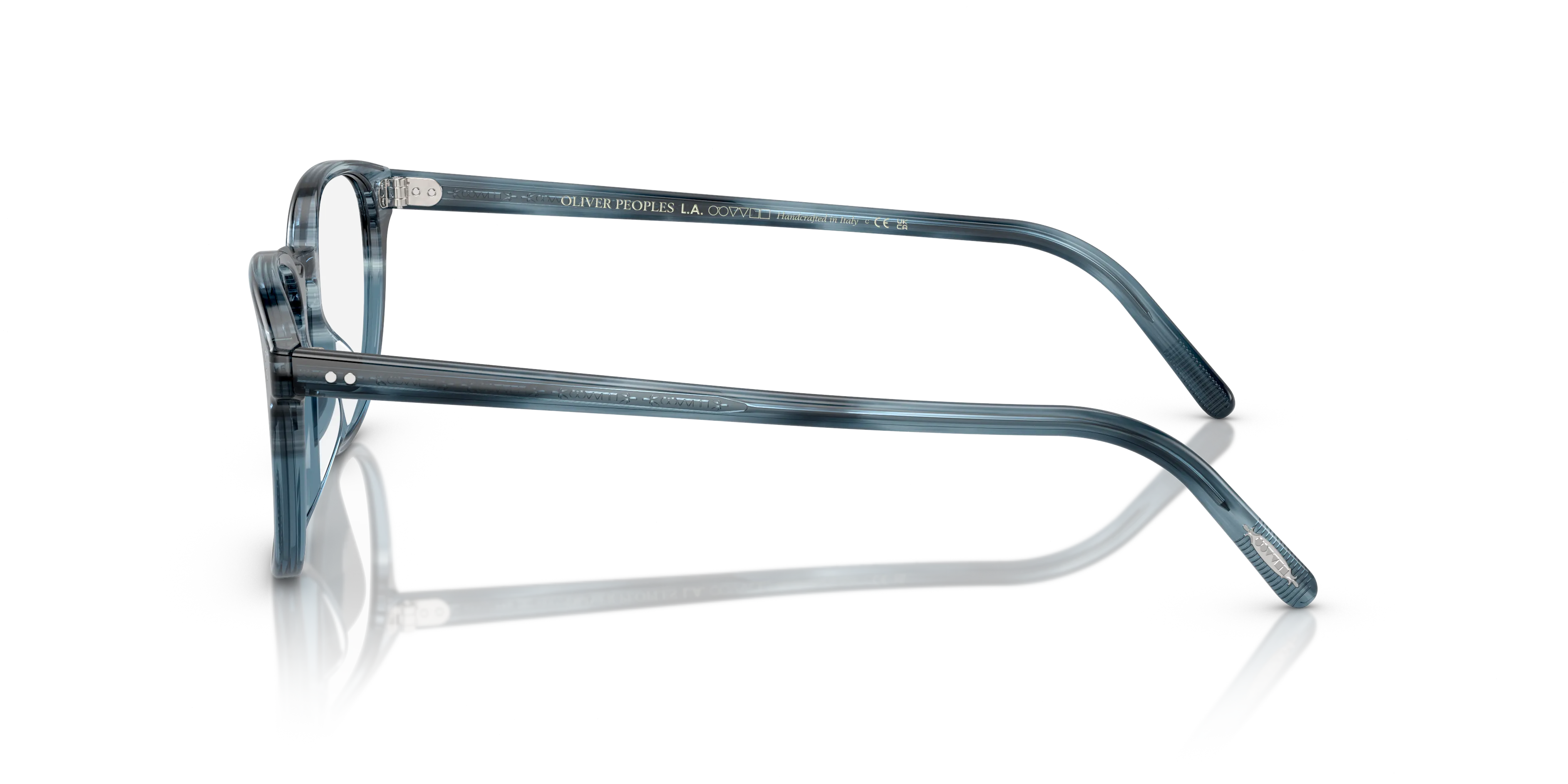 Oliver Peoples OV5219 FAIRMONT 1730 Montature da vista Acetato Blu Trasparente Cat Eye Normale - immagine 4
