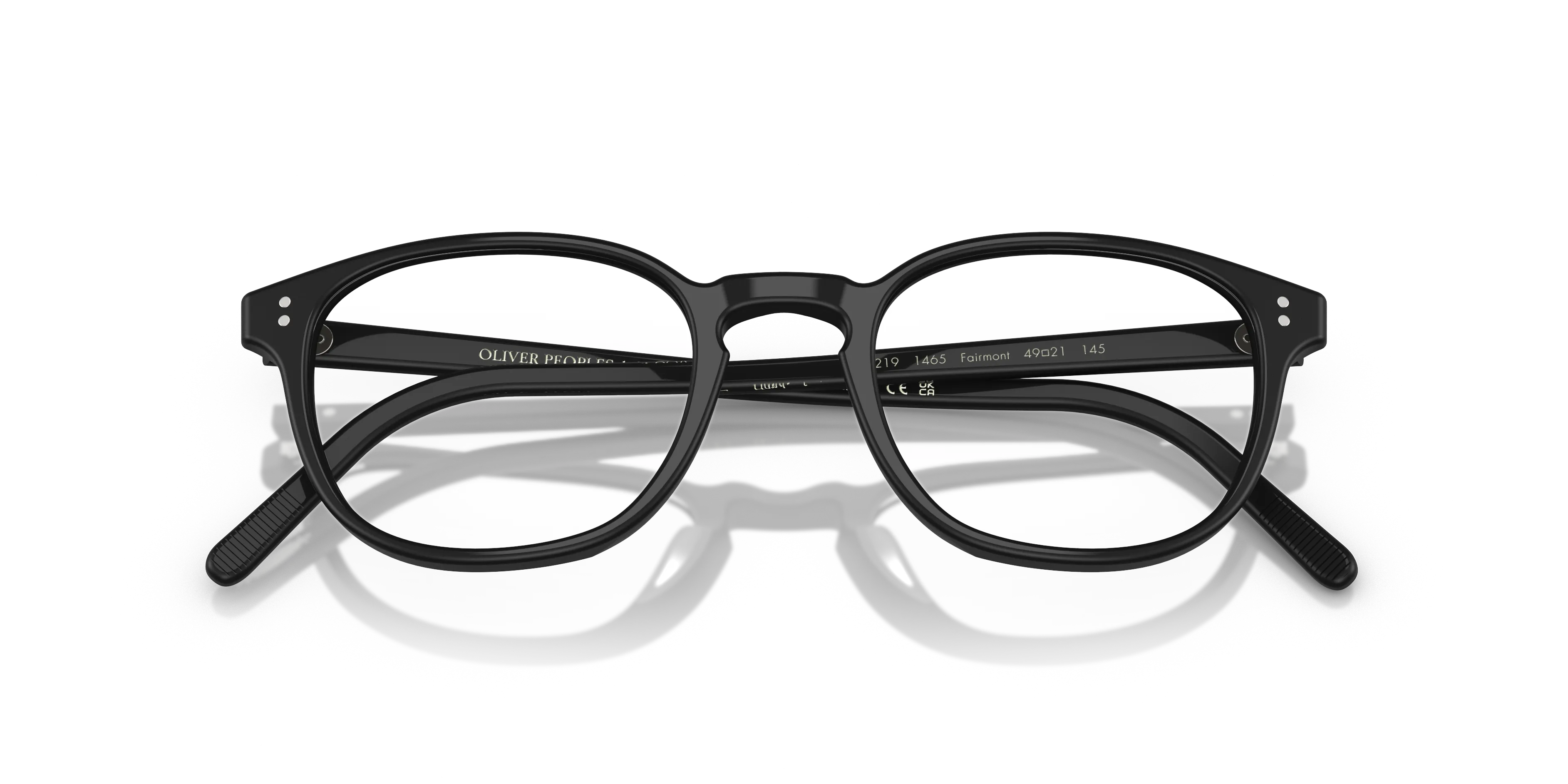 Oliver Peoples OV5219 FAIRMONT 1465 Montature da vista Acetato Nero Trasparente Cat Eye Normale - immagine 2