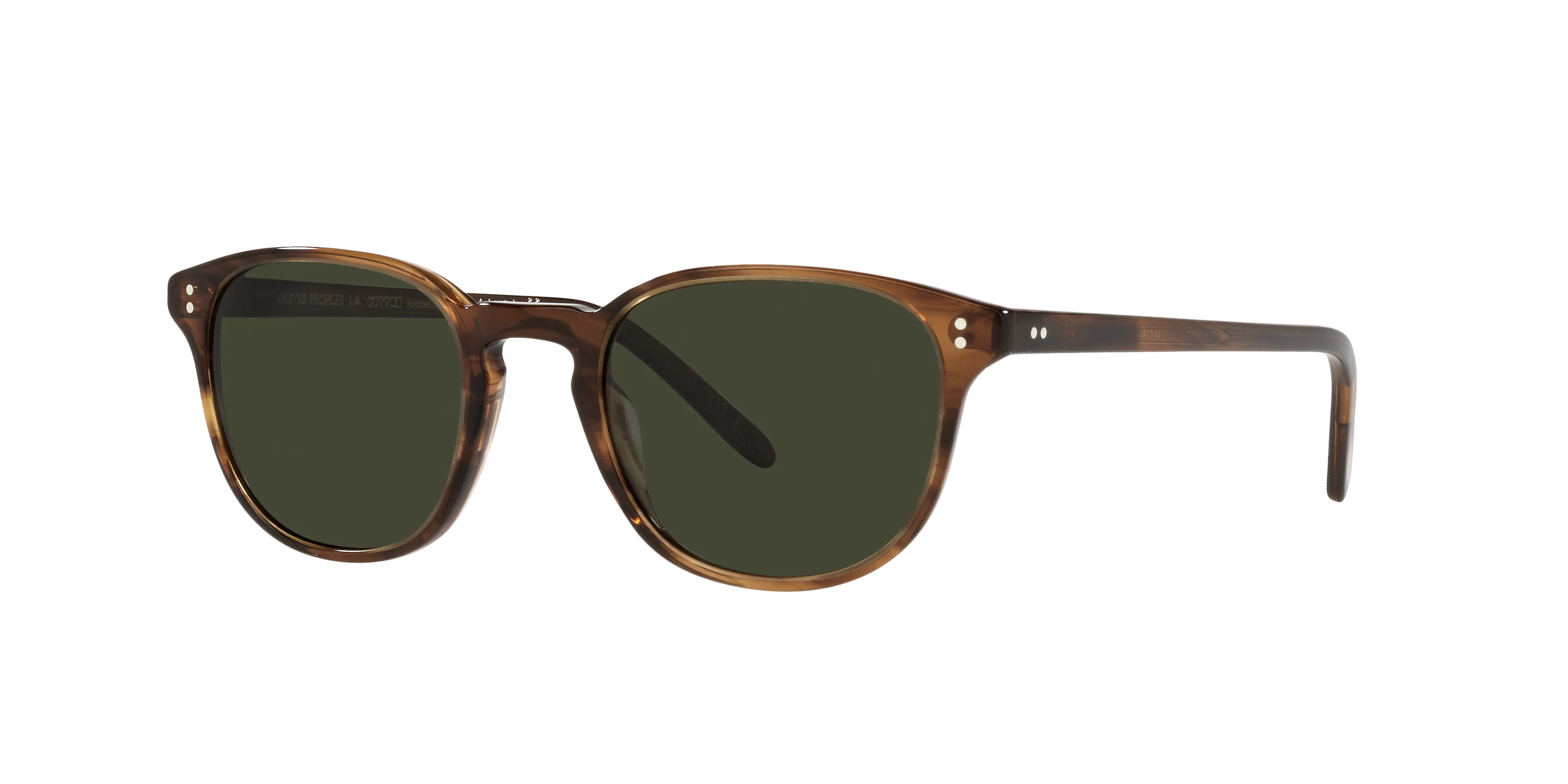 Oliver Peoples OV5219S FAIRMONT SUN 1724P1 Occhiali da sole Acetato Marrone Verde Squadrata Polarizzata - immagine 1