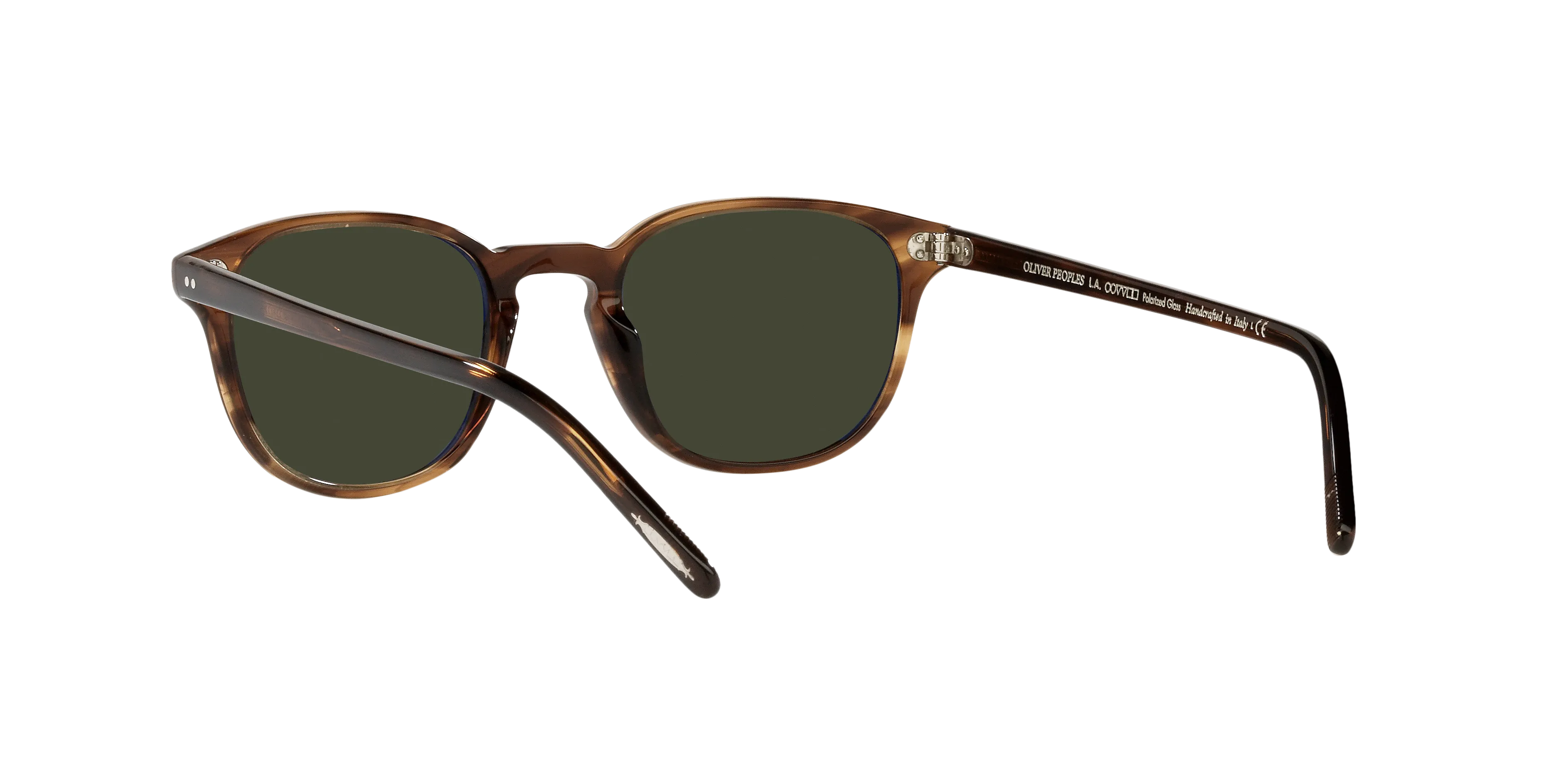 Oliver Peoples OV5219S FAIRMONT SUN 1724P1 Occhiali da sole Acetato Marrone Verde Squadrata Polarizzata - immagine 4