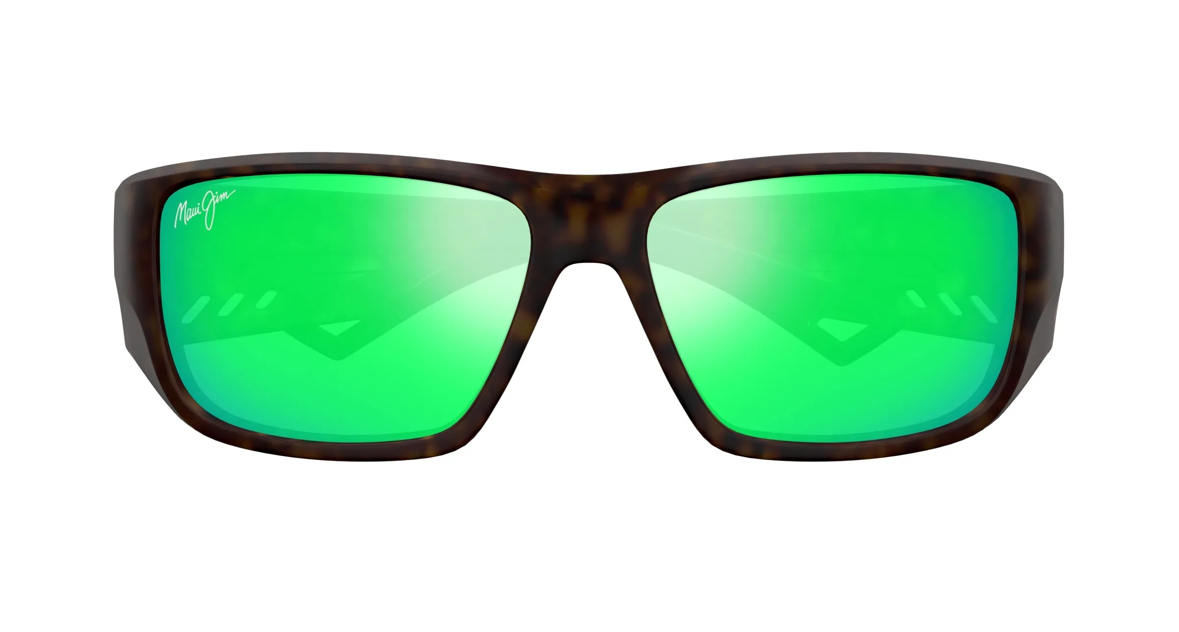 Maui Jim MJ0664SA 004 Occhiali da sole Iniettato Havana Verde Squadrata - immagine 2