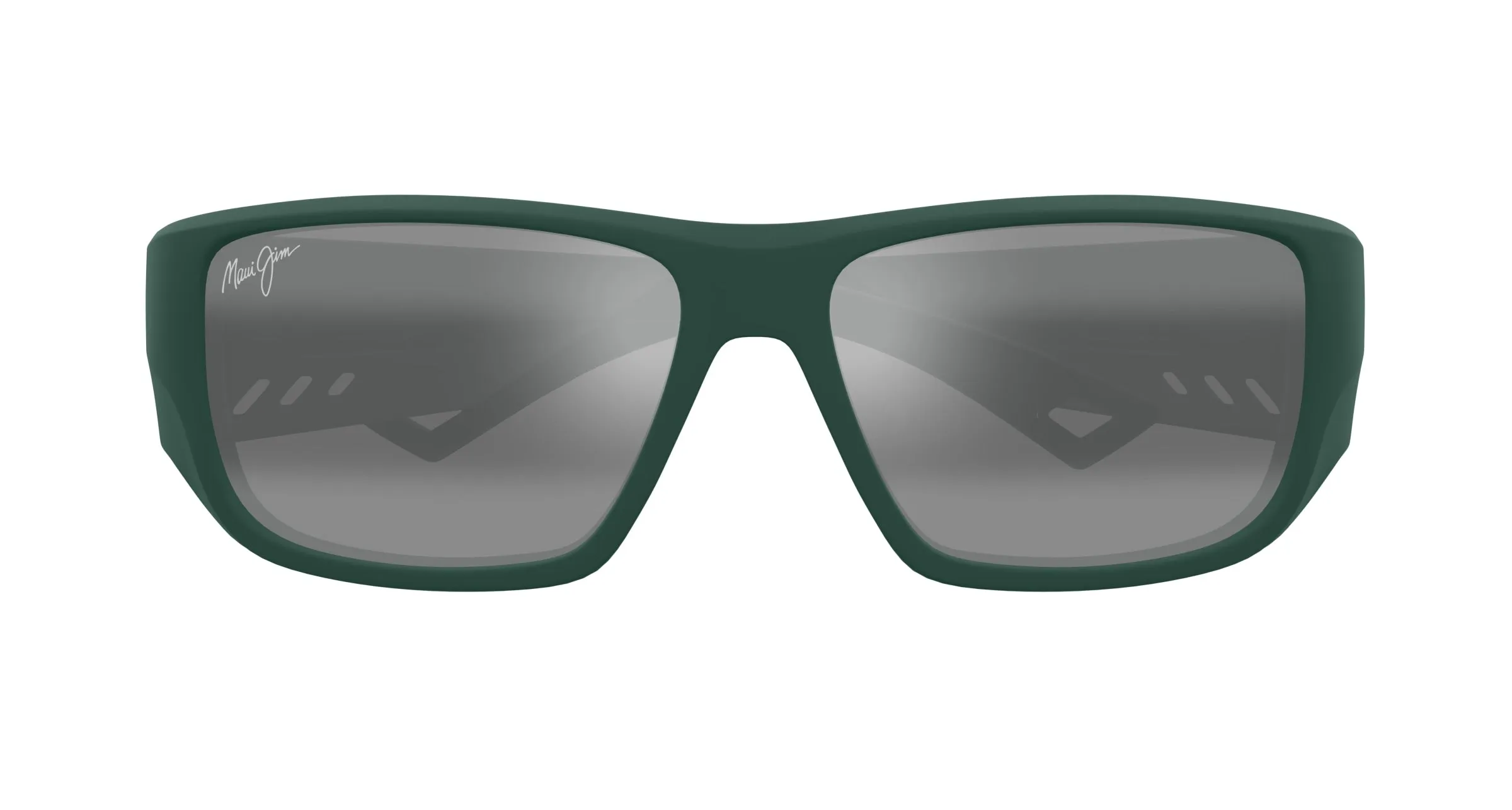 Maui Jim MJ0664SA 003 Occhiali da sole Iniettato Verde Grigio Squadrata - immagine 2