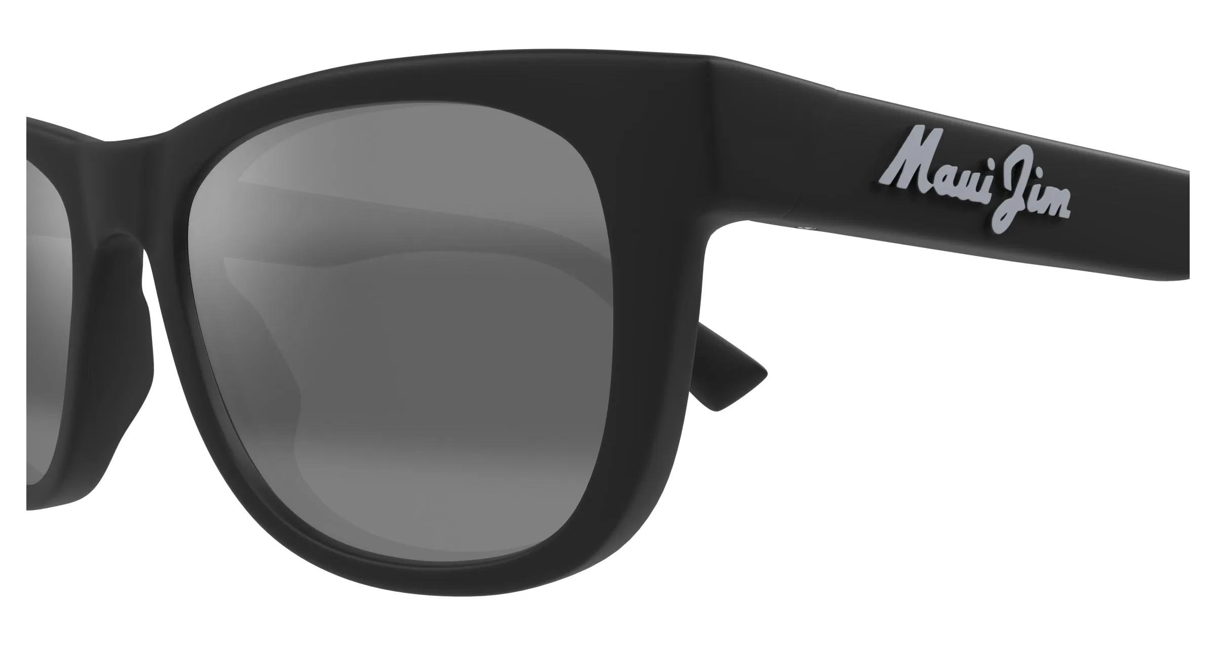 Maui Jim MJ0687S 001 Occhiali da sole Bio-iniettato Nero Grigio Squadrata - immagine 3