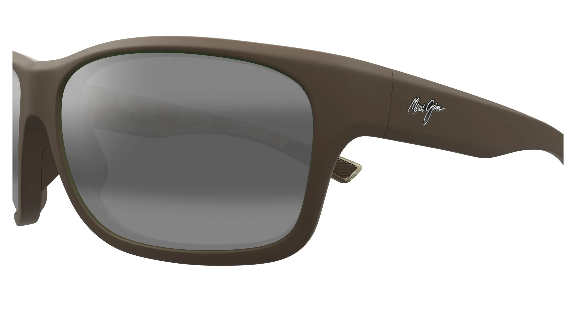 Maui Jim MJ0681S 004 Occhiali da sole Bio-iniettato Marrone Grigio Squadrata - immagine 3