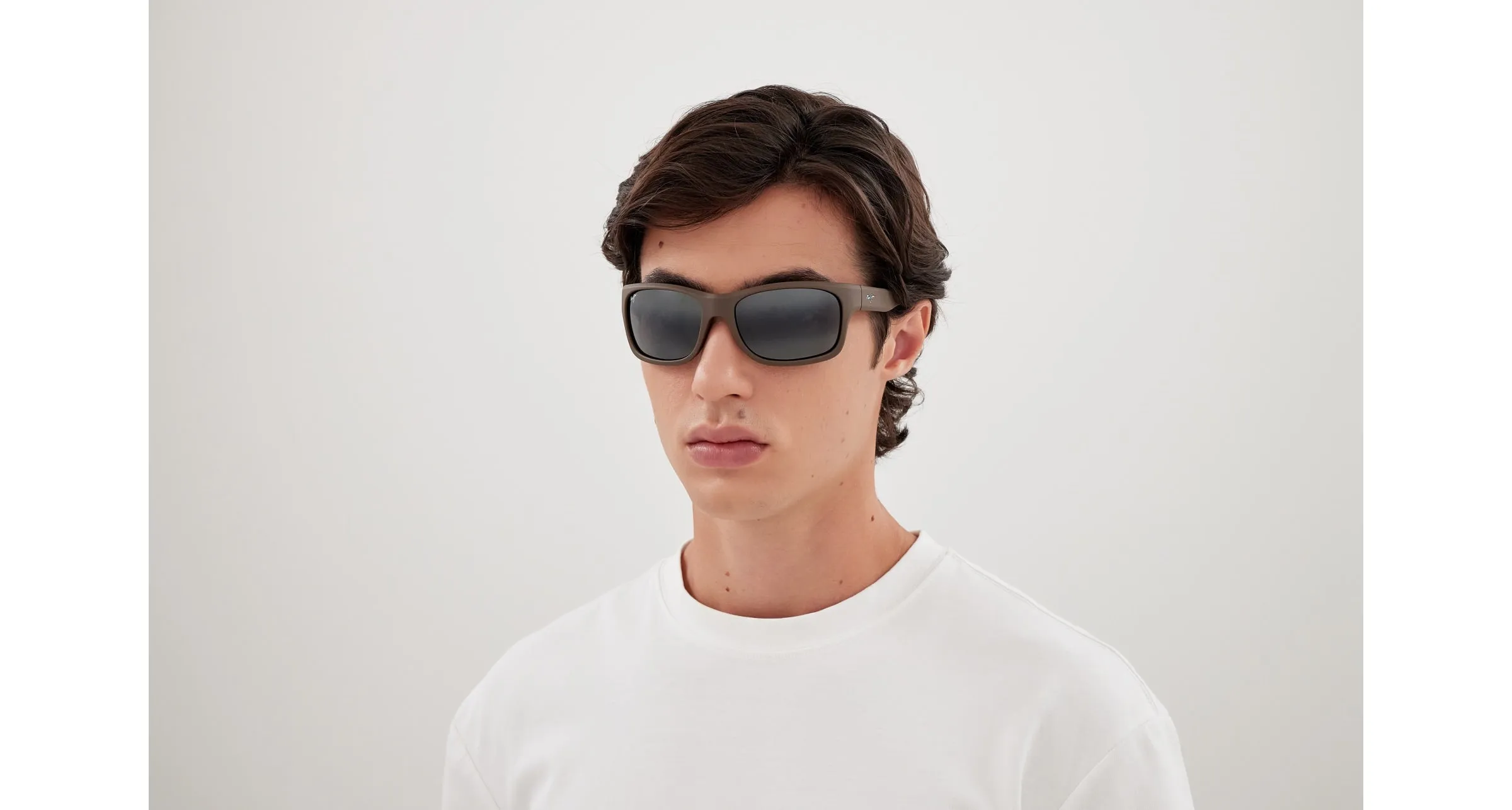 Maui Jim MJ0681S 004 Occhiali da sole Bio-iniettato Marrone Grigio Squadrata - immagine 4
