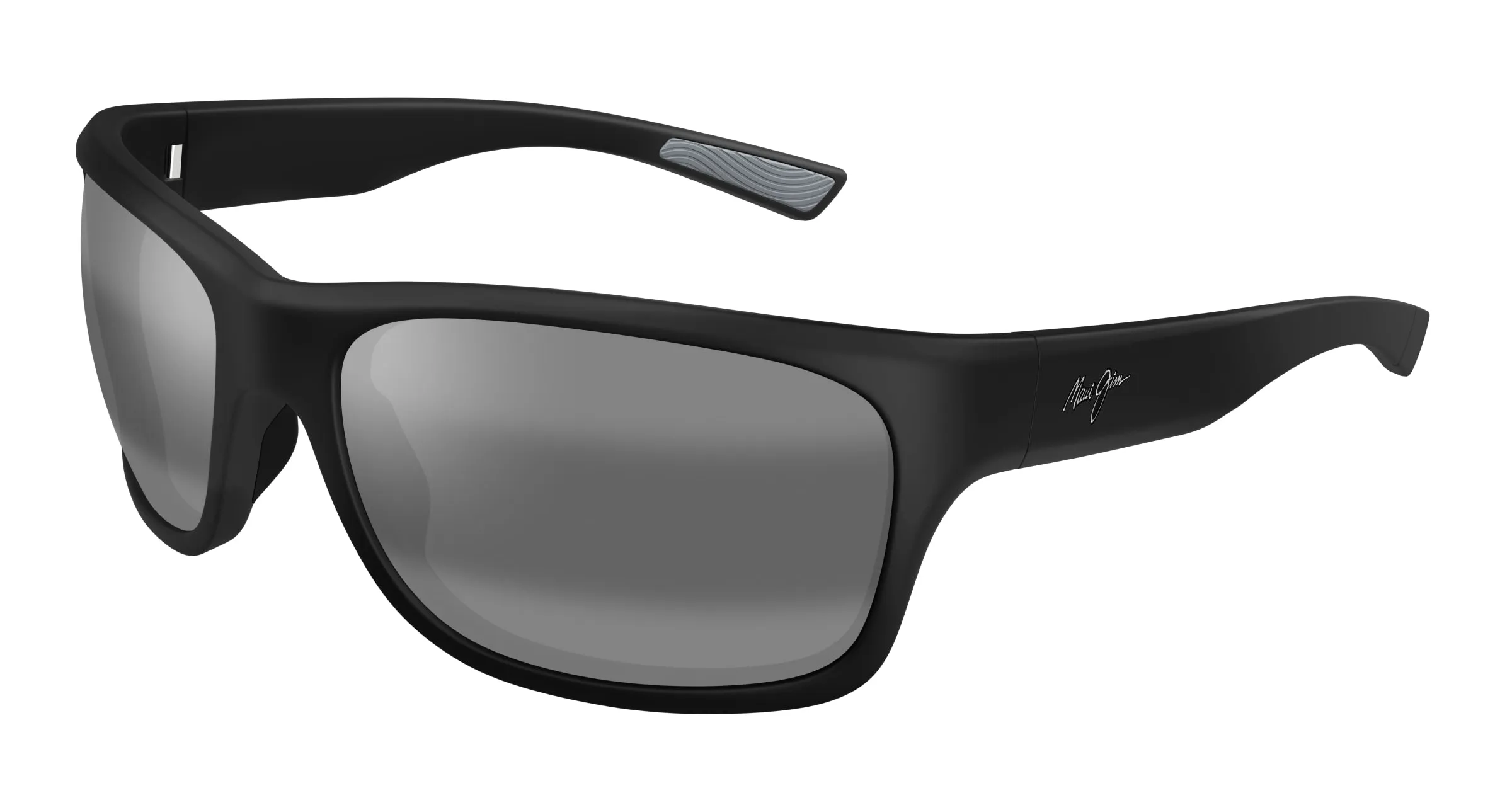 Maui Jim MJ0681S 001 Occhiali da sole Bio-iniettato Nero Grigio Squadrata - immagine 1
