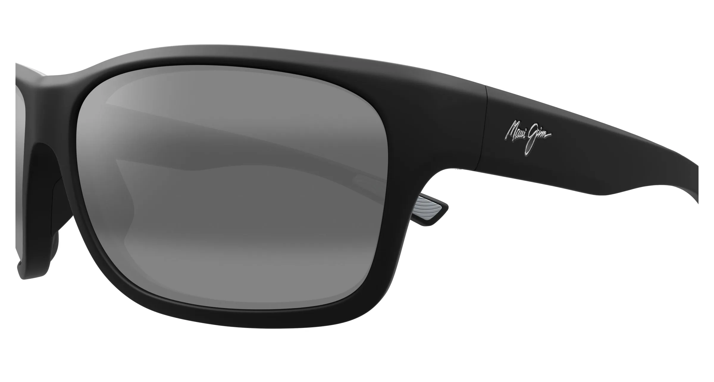 Maui Jim MJ0681S 001 Occhiali da sole Bio-iniettato Nero Grigio Squadrata - immagine 3