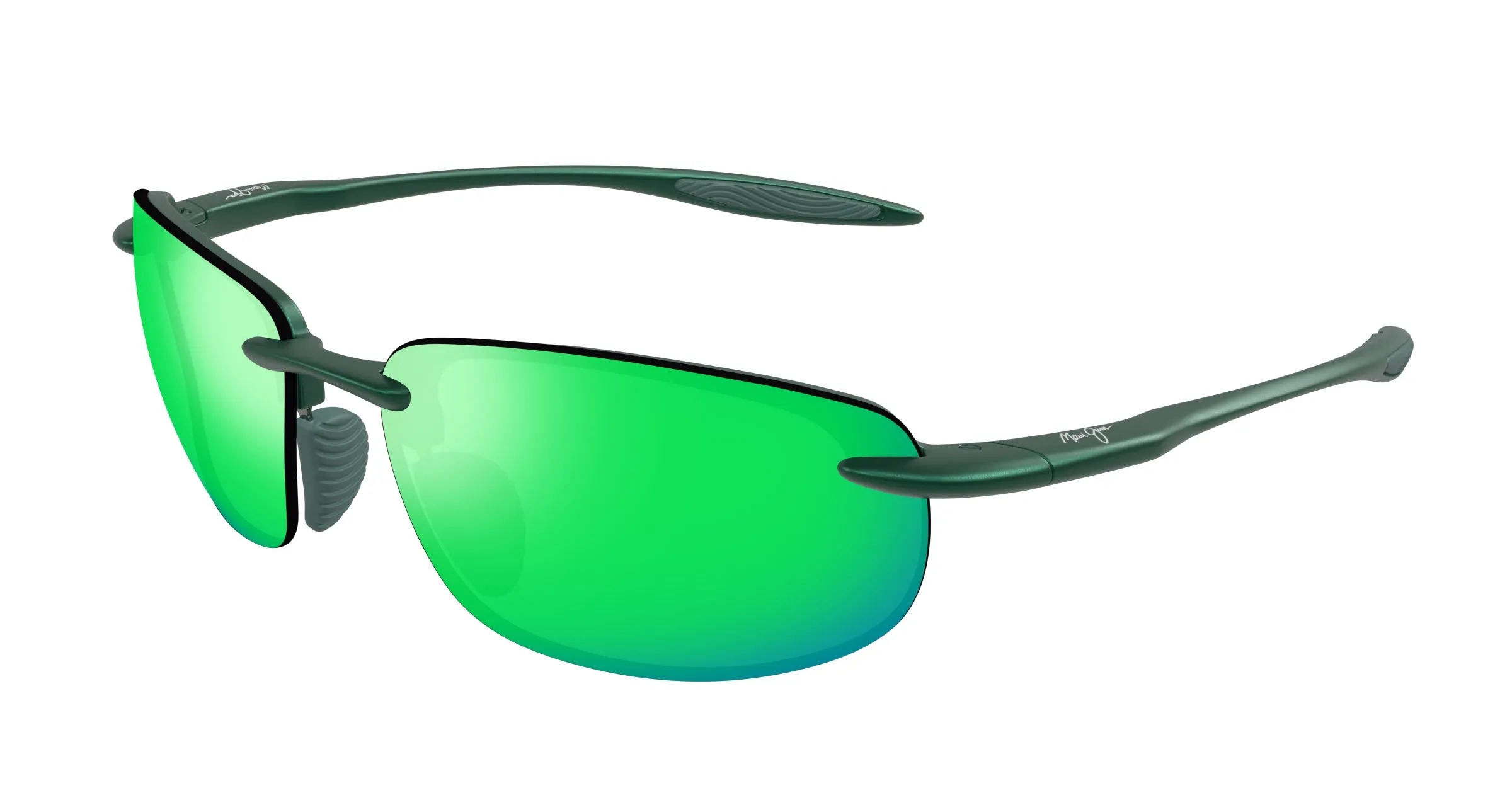 Maui Jim MJ0676S 004 Occhiali da sole Iniettato Verde Verde Squadrata - immagine 1