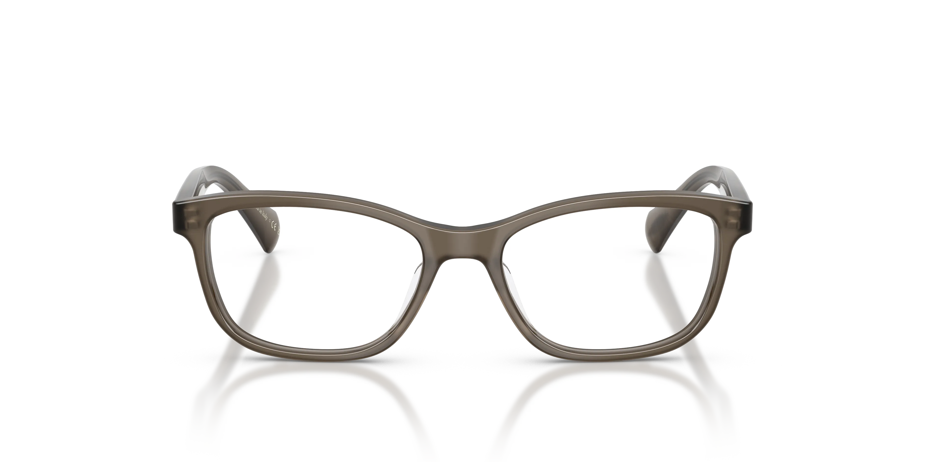 Oliver Peoples OV5194 FOLLIES 1473 Montature da vista Acetato Marrone Trasparente Squadrata Normale - immagine 3