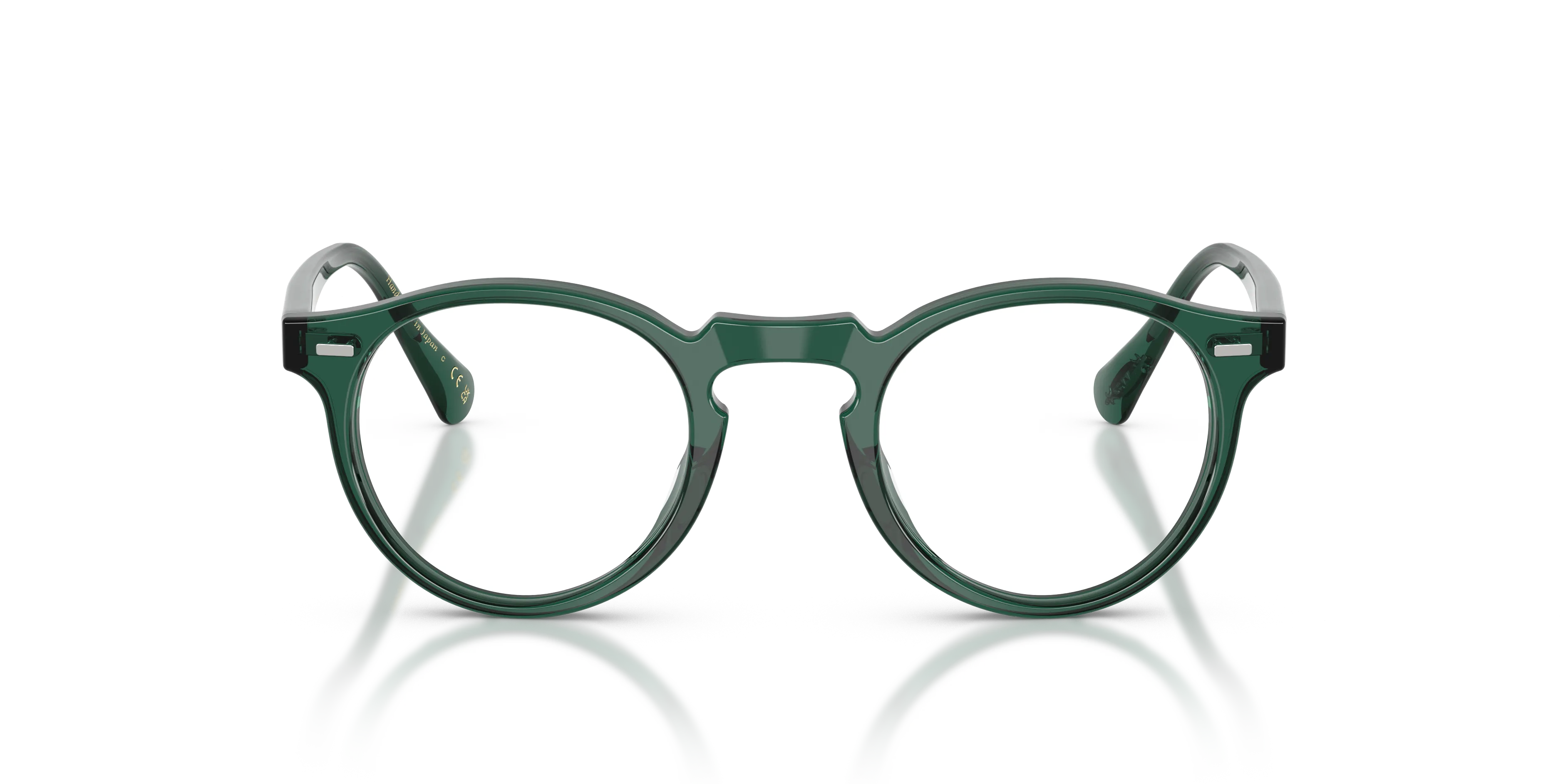 Oliver Peoples OV5186 GREGORY PECK 1763 Montature da vista Acetato Verde Trasparente Pantos Normale - immagine 3