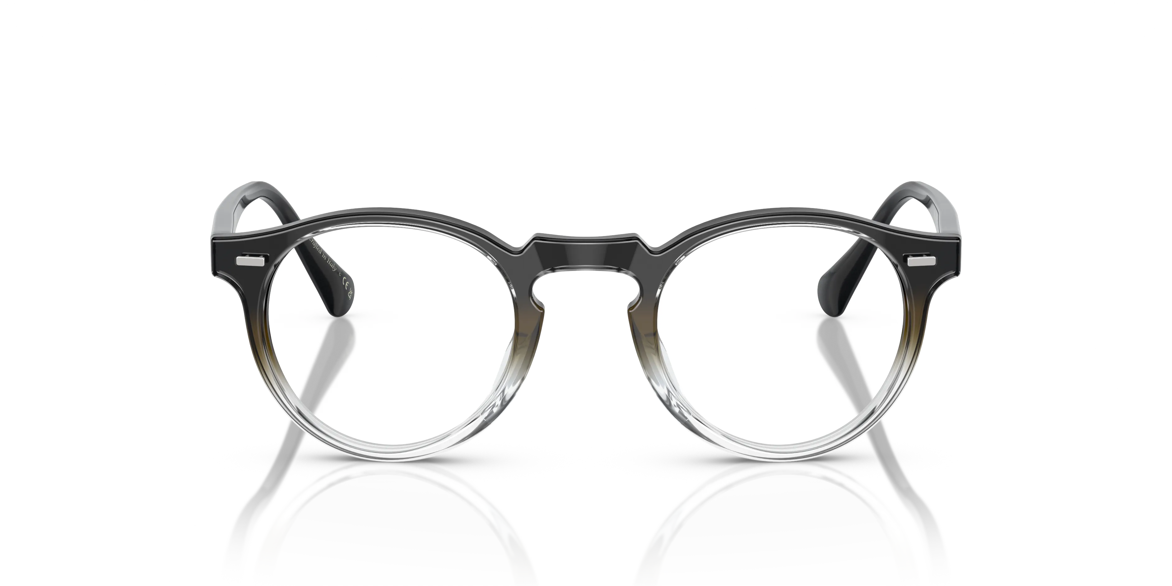 Oliver Peoples OV5186 GREGORY PECK 1751 Montature da vista Acetato Verde Trasparente Pantos Normale - immagine 3