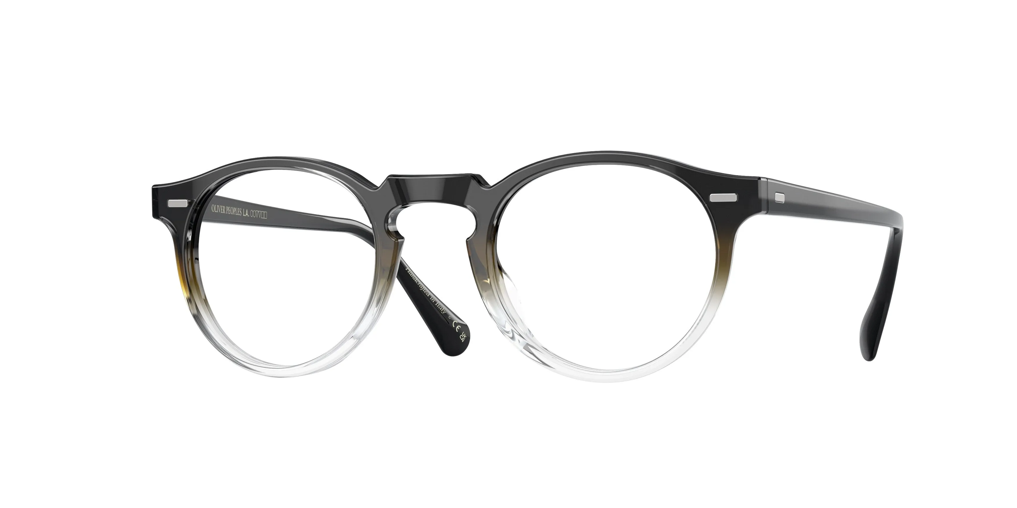Oliver Peoples OV5186 GREGORY PECK 1751 Montature da vista Acetato Verde Trasparente Pantos Normale - immagine 1