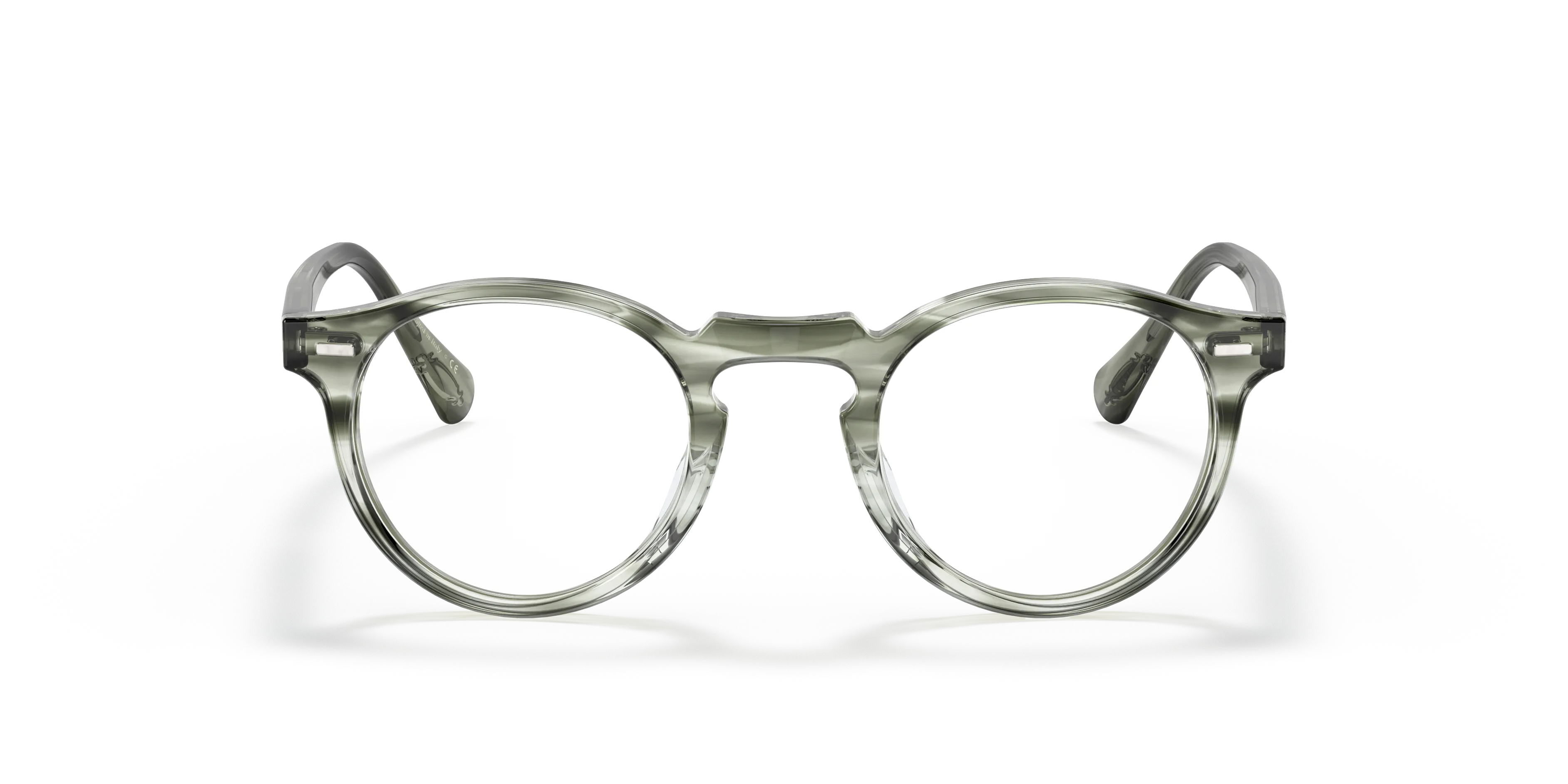 Oliver Peoples OV5186 GREGORY PECK 1705 Montature da vista Acetato Verde Trasparente Pantos Normale - immagine 3