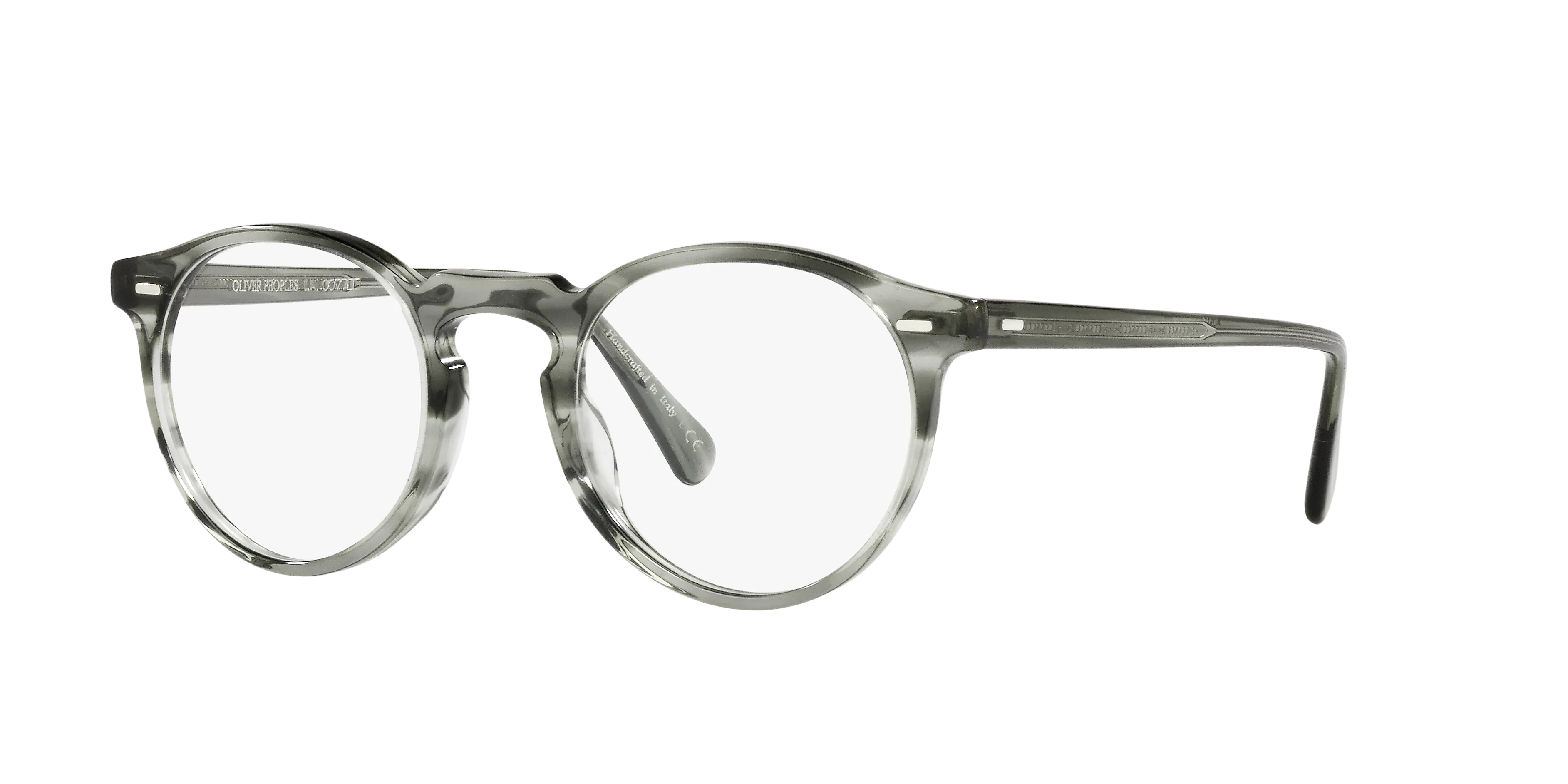 Oliver Peoples OV5186 GREGORY PECK 1705 Montature da vista Acetato Verde Trasparente Pantos Normale - immagine 1