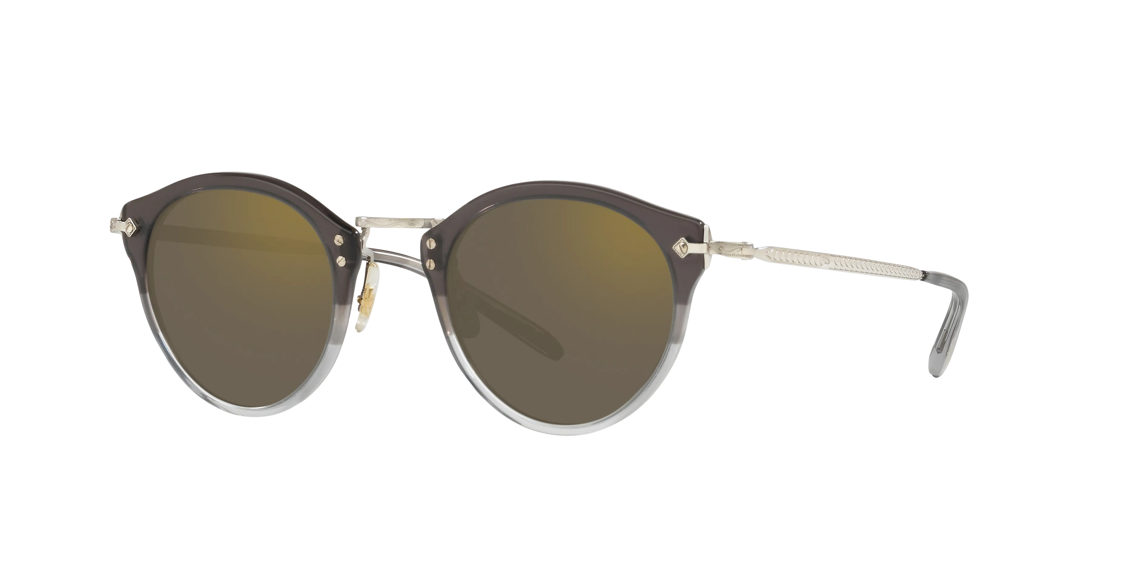 Oliver Peoples OV5184S OP-505 SUN 143639 Occhiali da sole Acetato Argento Grigio Pantos Specchiate - immagine 1