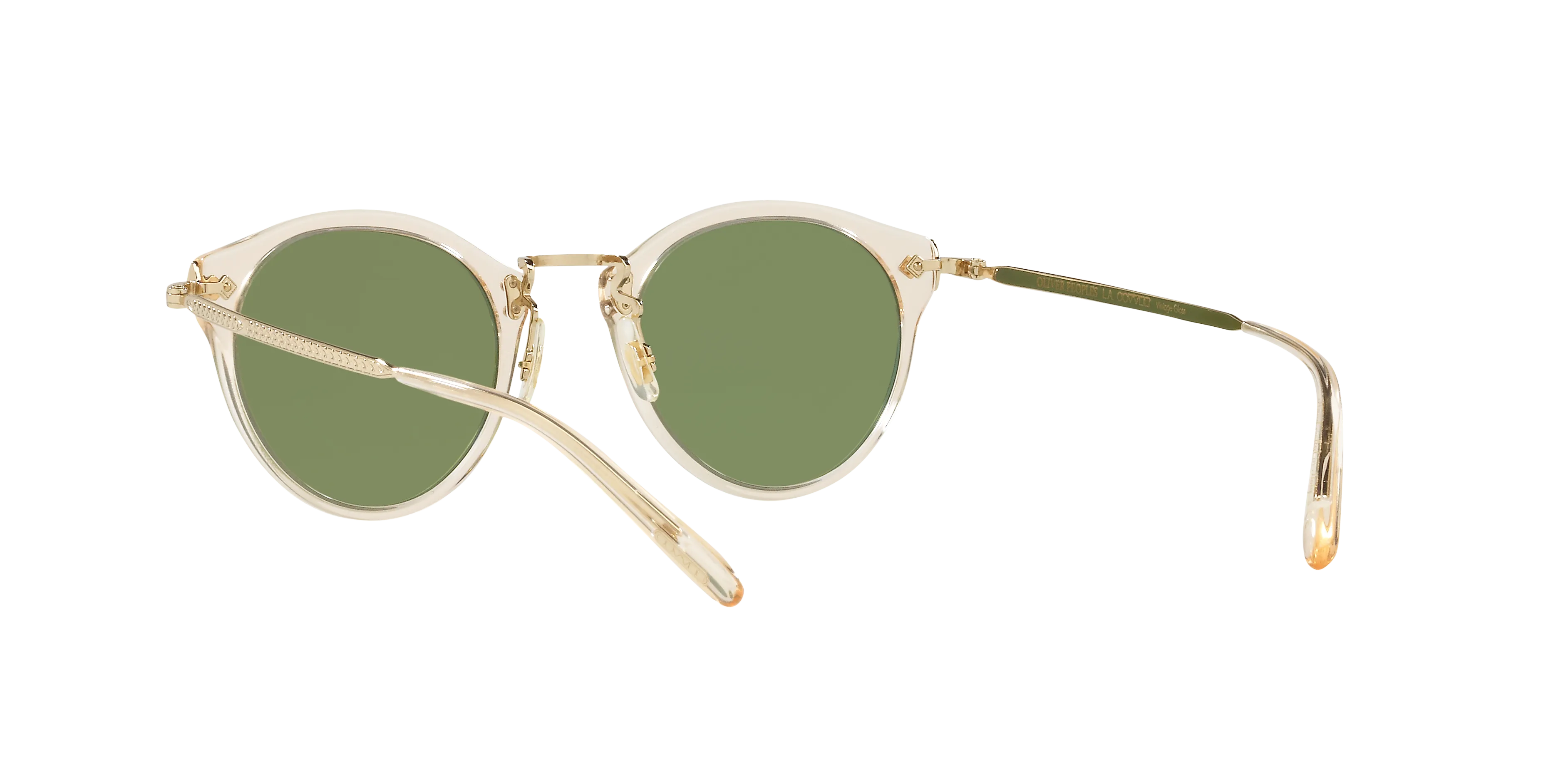 Oliver Peoples OV5184S OP-505 SUN 109452 Occhiali da sole Acetato Oro Verde Pantos Normale - immagine 4