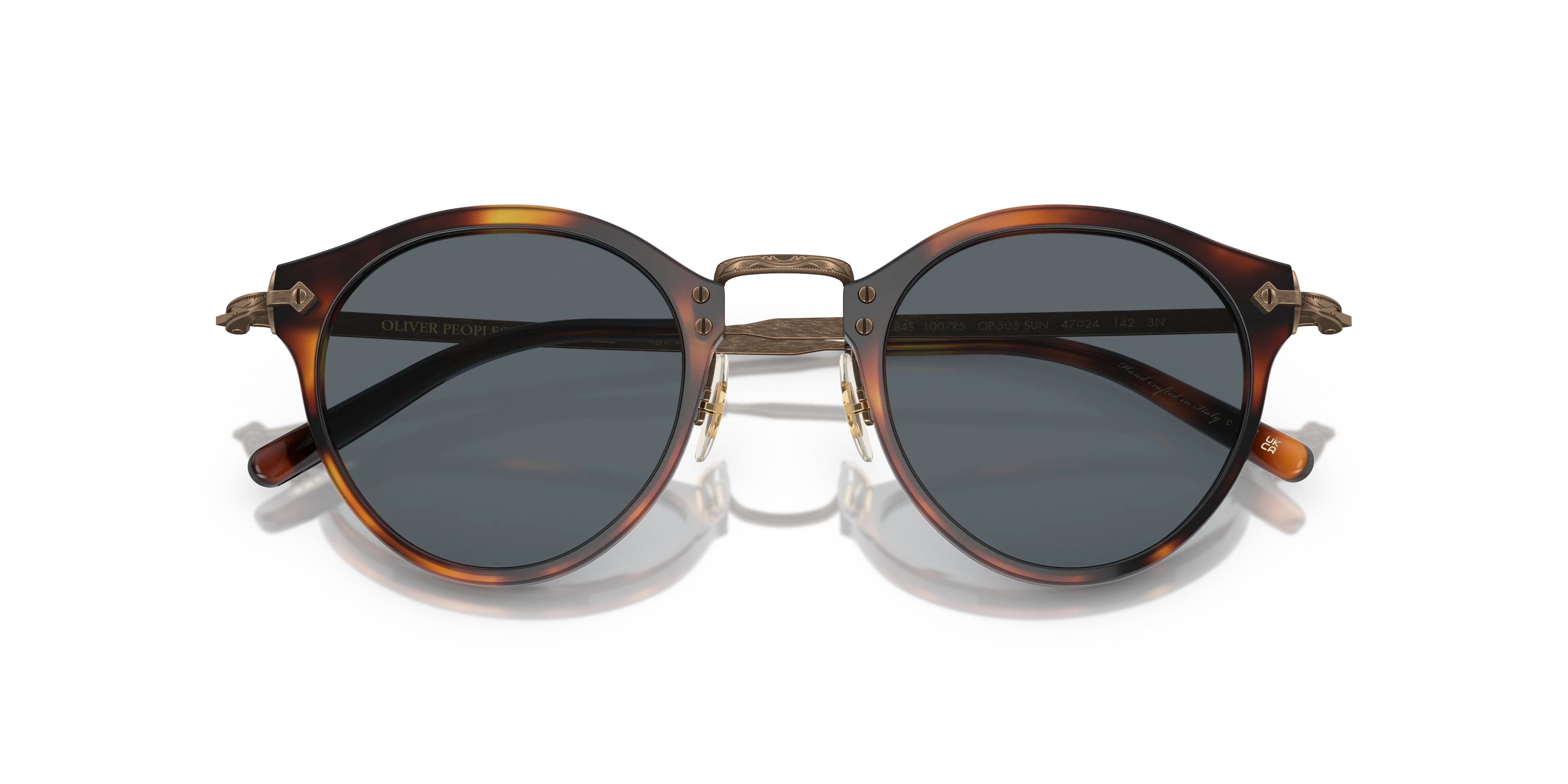 Oliver Peoples OV5184S OP-505 SUN 1007R5 Occhiali da sole Acetato Tartaruga Blu Pantos Normale - immagine 2