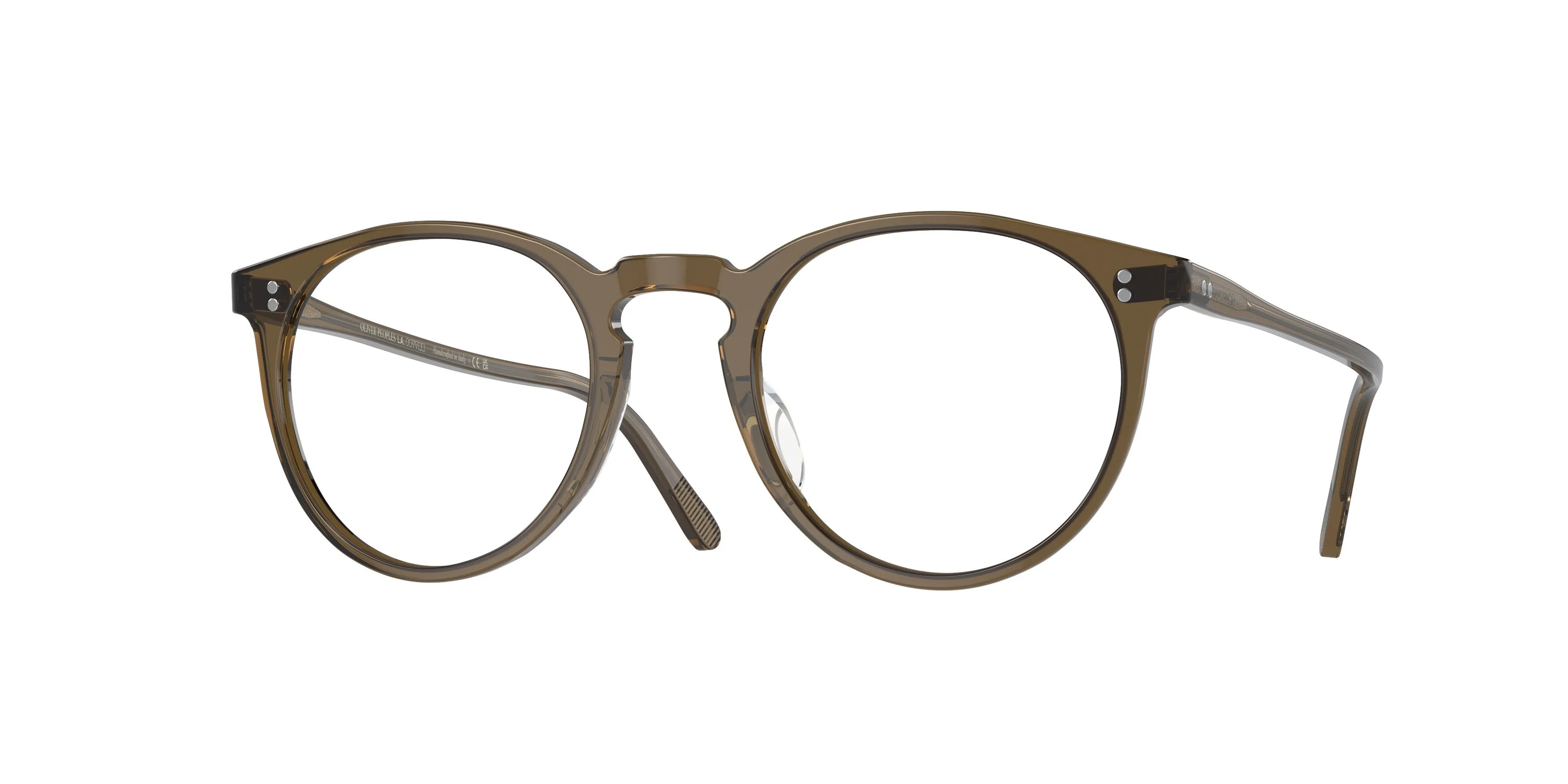 Oliver Peoples OV5183 O'MALLEY 1784 Montature da vista Acetato Marrone Trasparente Pantos Normale - immagine 1