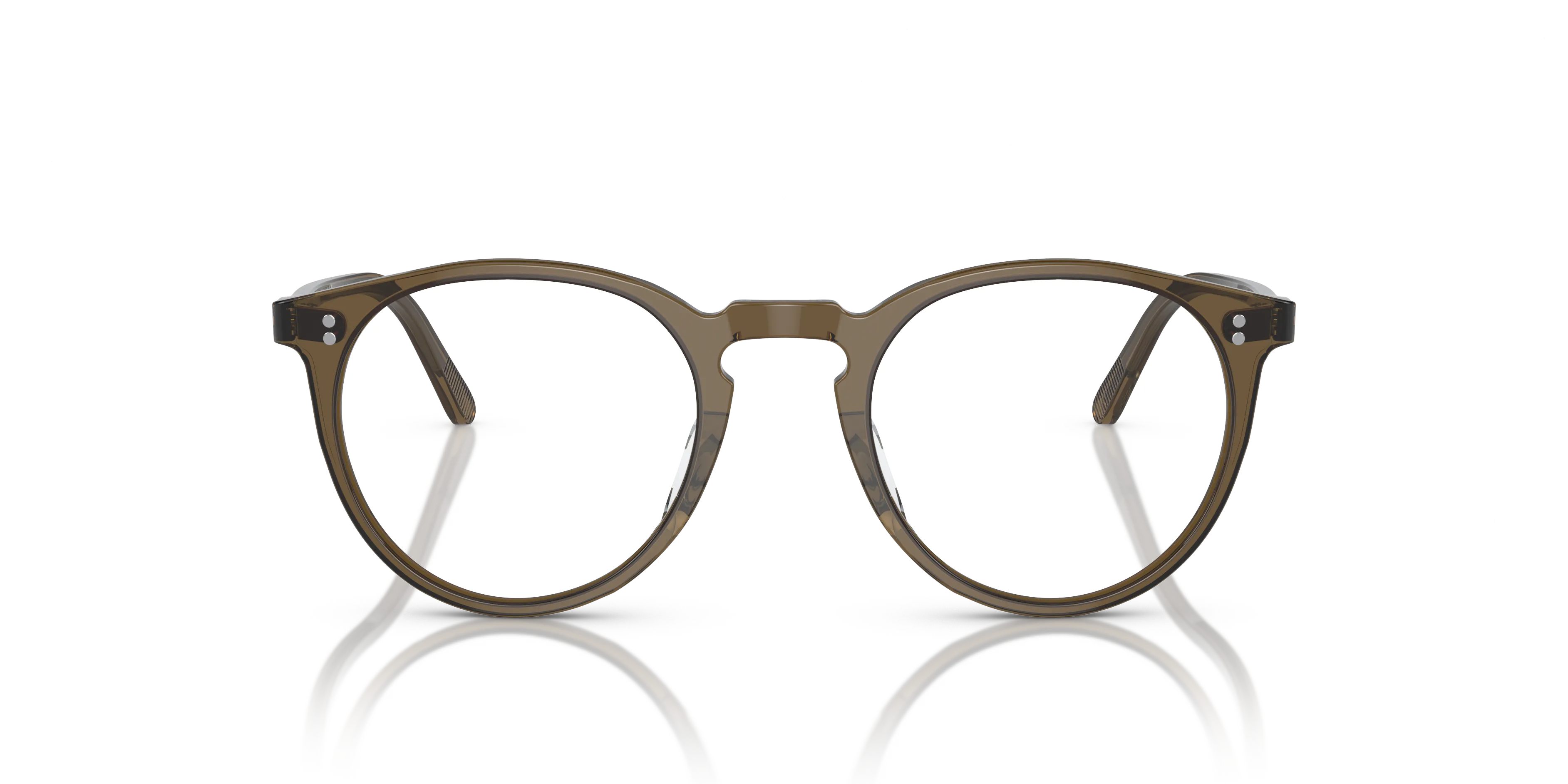 Oliver Peoples OV5183 O'MALLEY 1784 Montature da vista Acetato Marrone Trasparente Pantos Normale - immagine 3