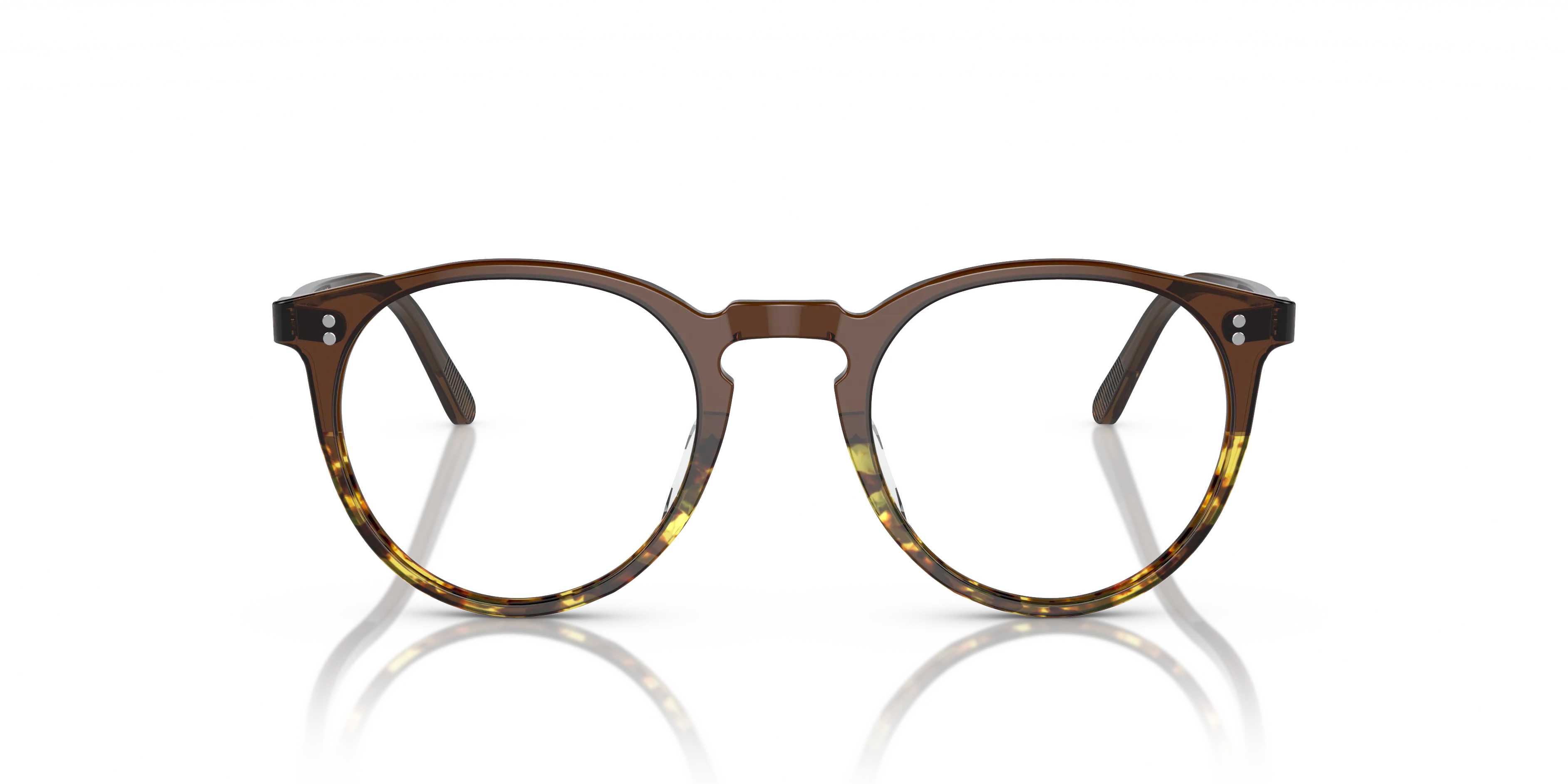 Oliver Peoples OV5183 O'MALLEY 1756 Montature da vista Acetato Marrone Trasparente Pantos Normale - immagine 3