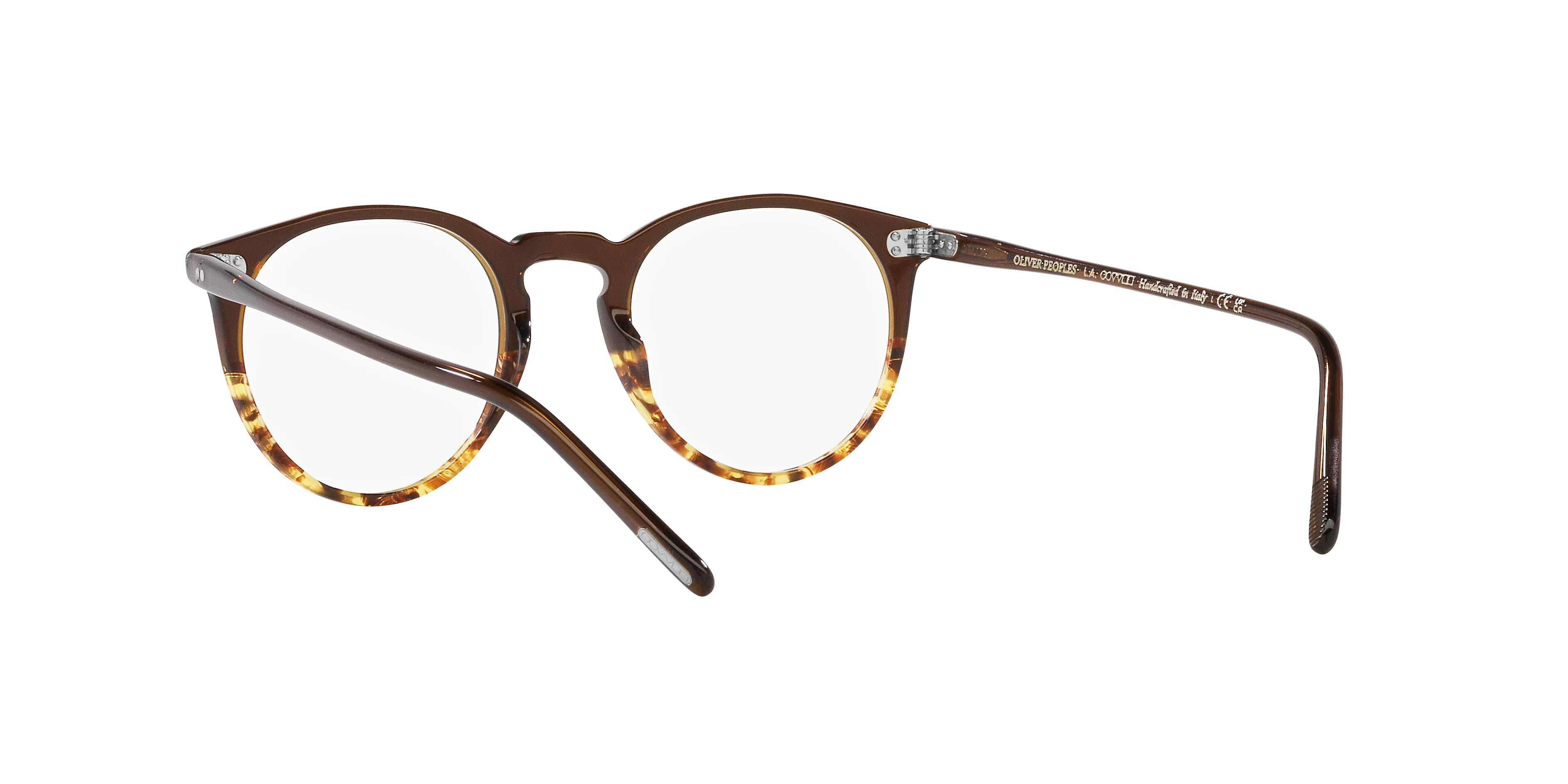 Oliver Peoples OV5183 O'MALLEY 1756 Montature da vista Acetato Marrone Trasparente Pantos Normale - immagine 4